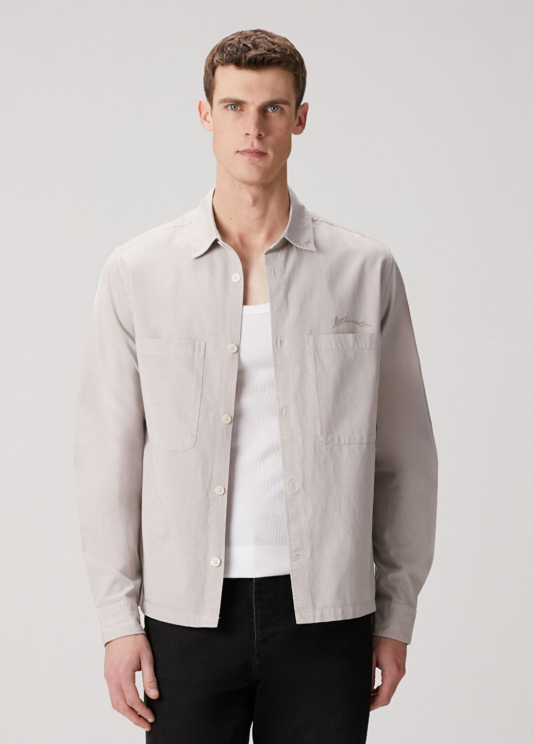 AllSaints Rohdi Krem Gömlek