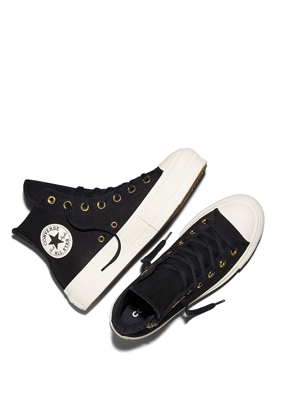 Converse Chuck Taylor All Star Platform Lift Siyah Kadın Sneaker görsel 4