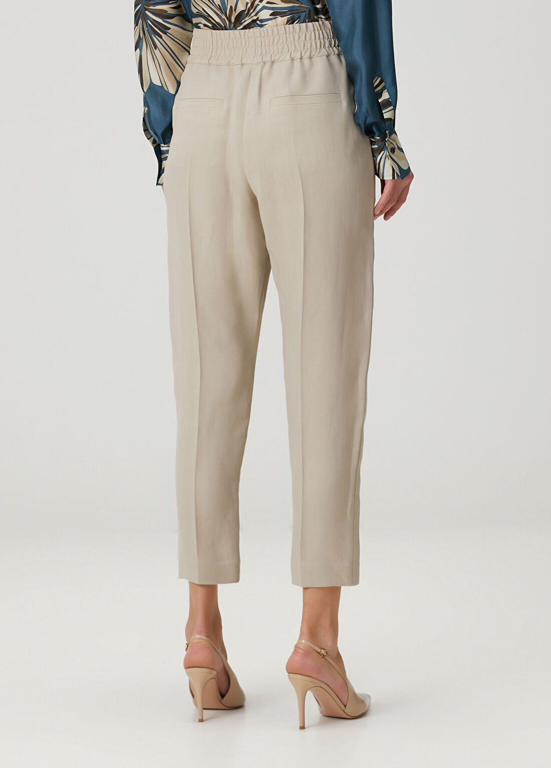 Brunello Cucinelli Bej Pantolon görsel 4