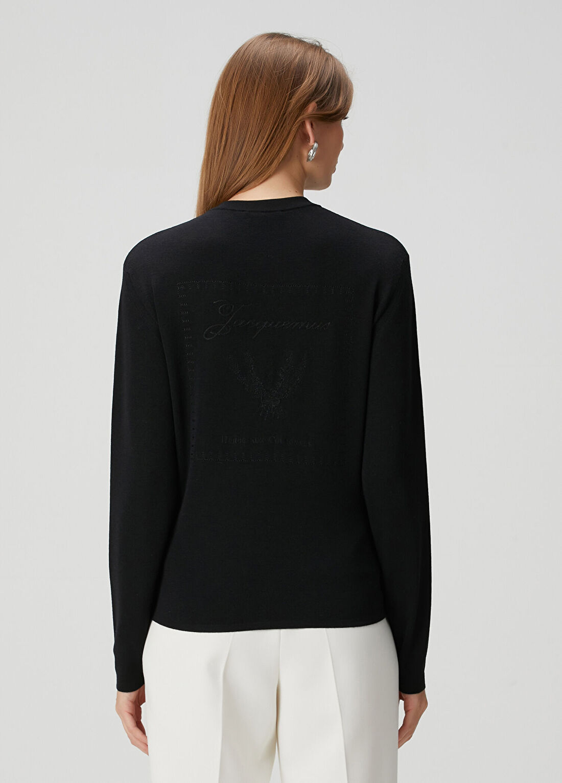 Jacquemus Romarin Siyah Yün Triko görsel 4