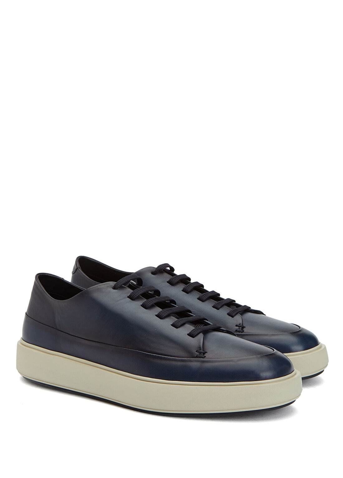 Officine Creative Lacivert Erkek Deri Sneaker görsel 2