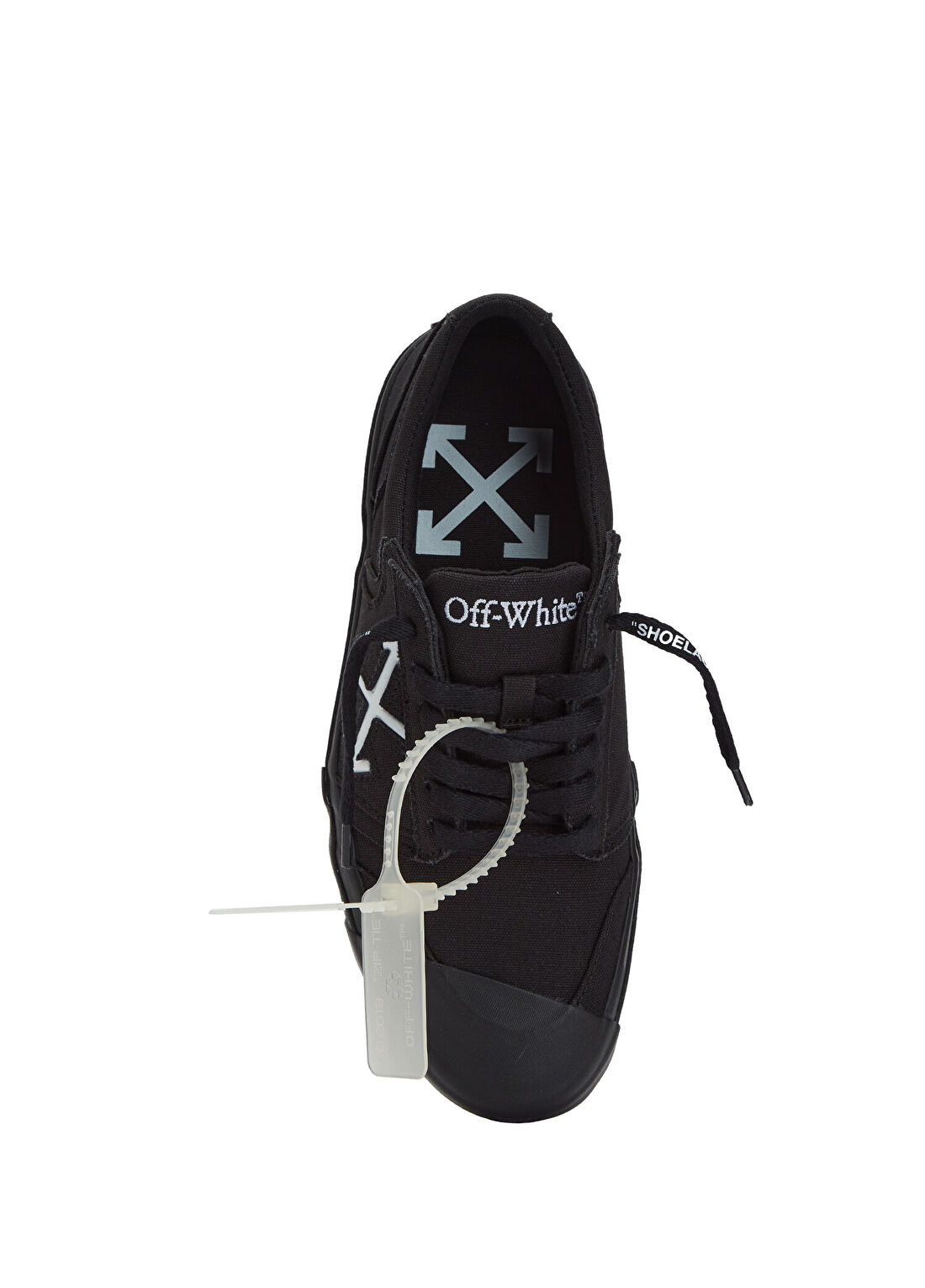 Off-White Vulc Siyah Kadın Kanvas Sneaker görsel 4