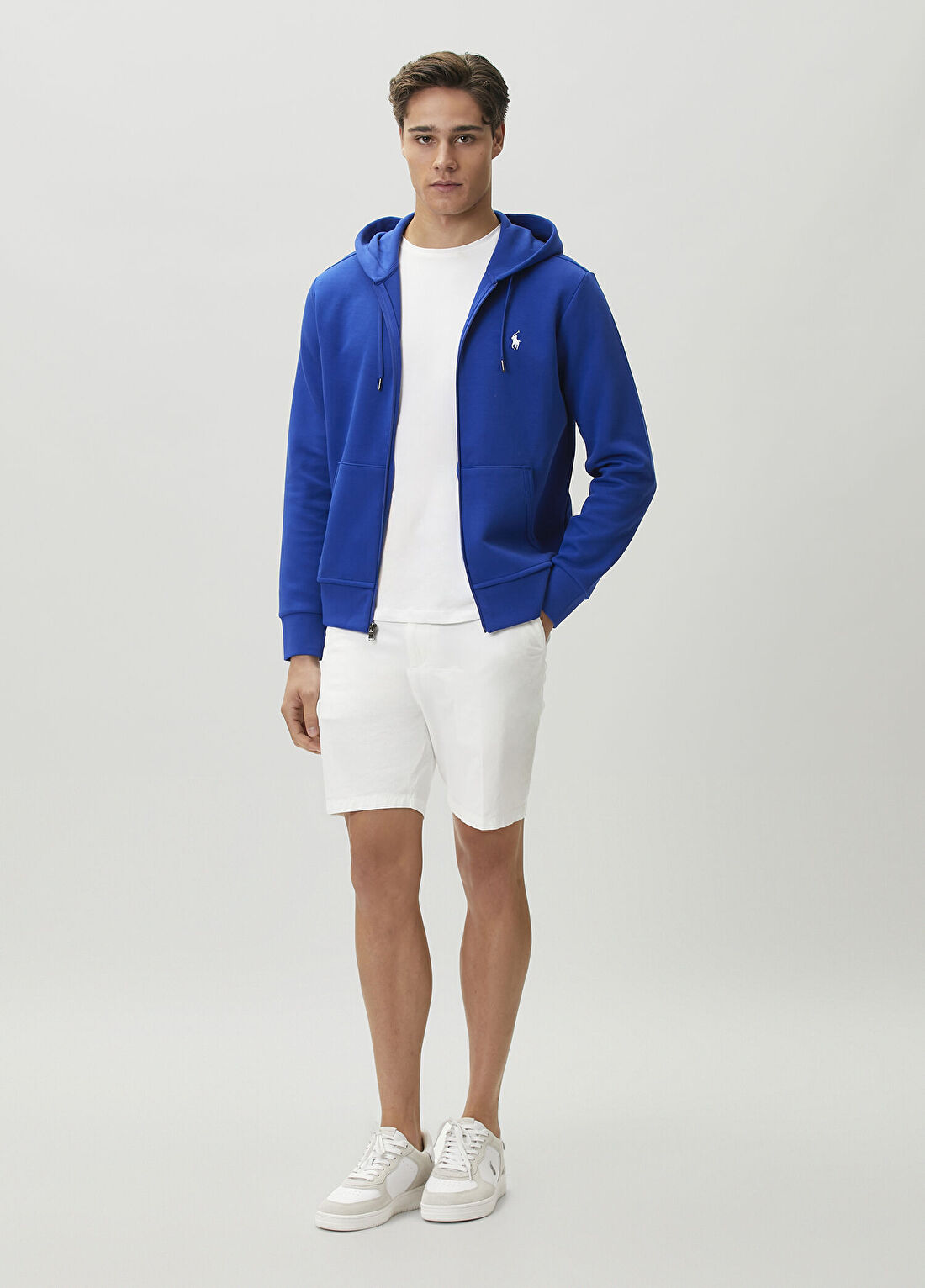 Polo Ralph Lauren Regular Fit Mavi Kapüşonlu Sweatshirt görsel 2