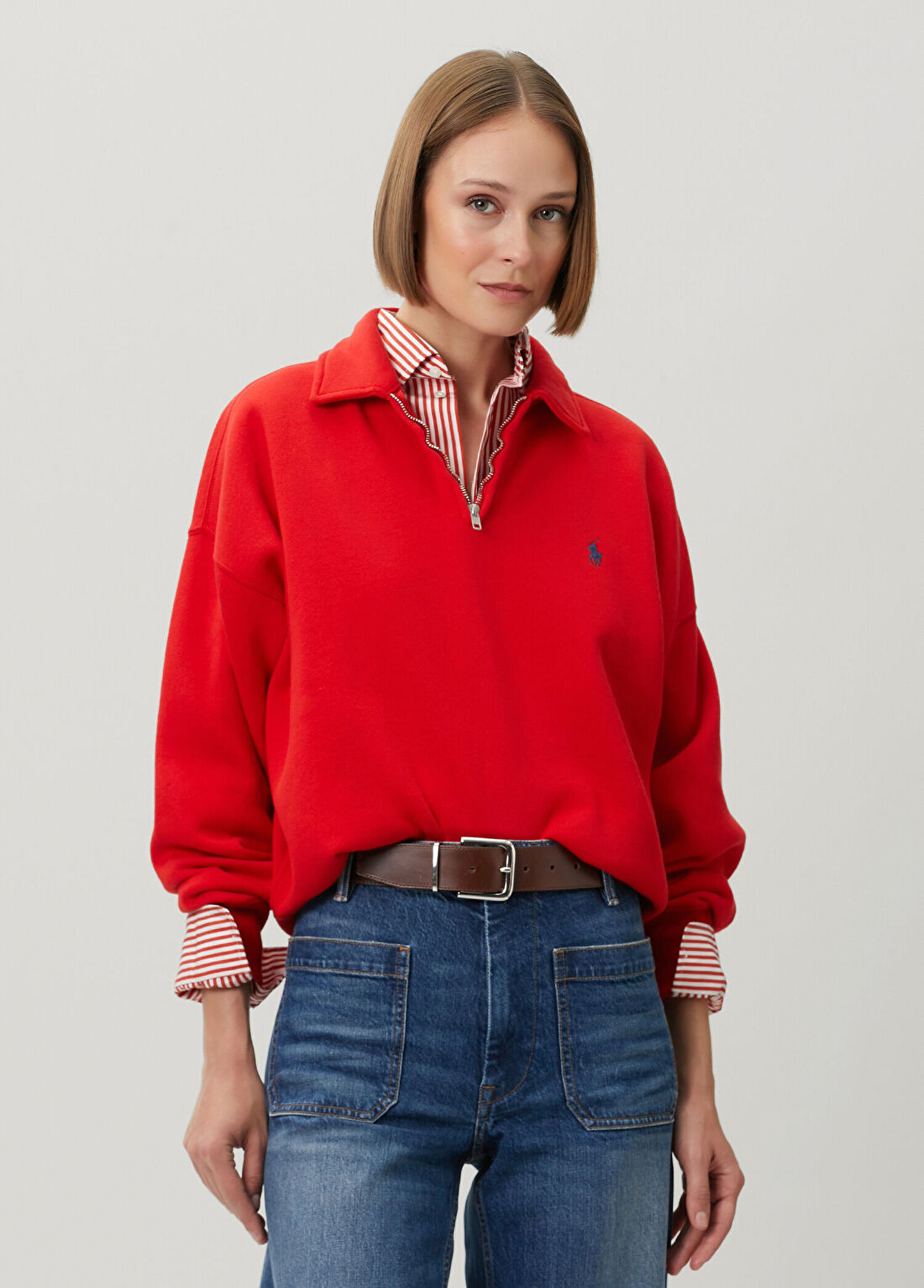 Polo Ralph Lauren Kırmızı Polo Sweatshirt