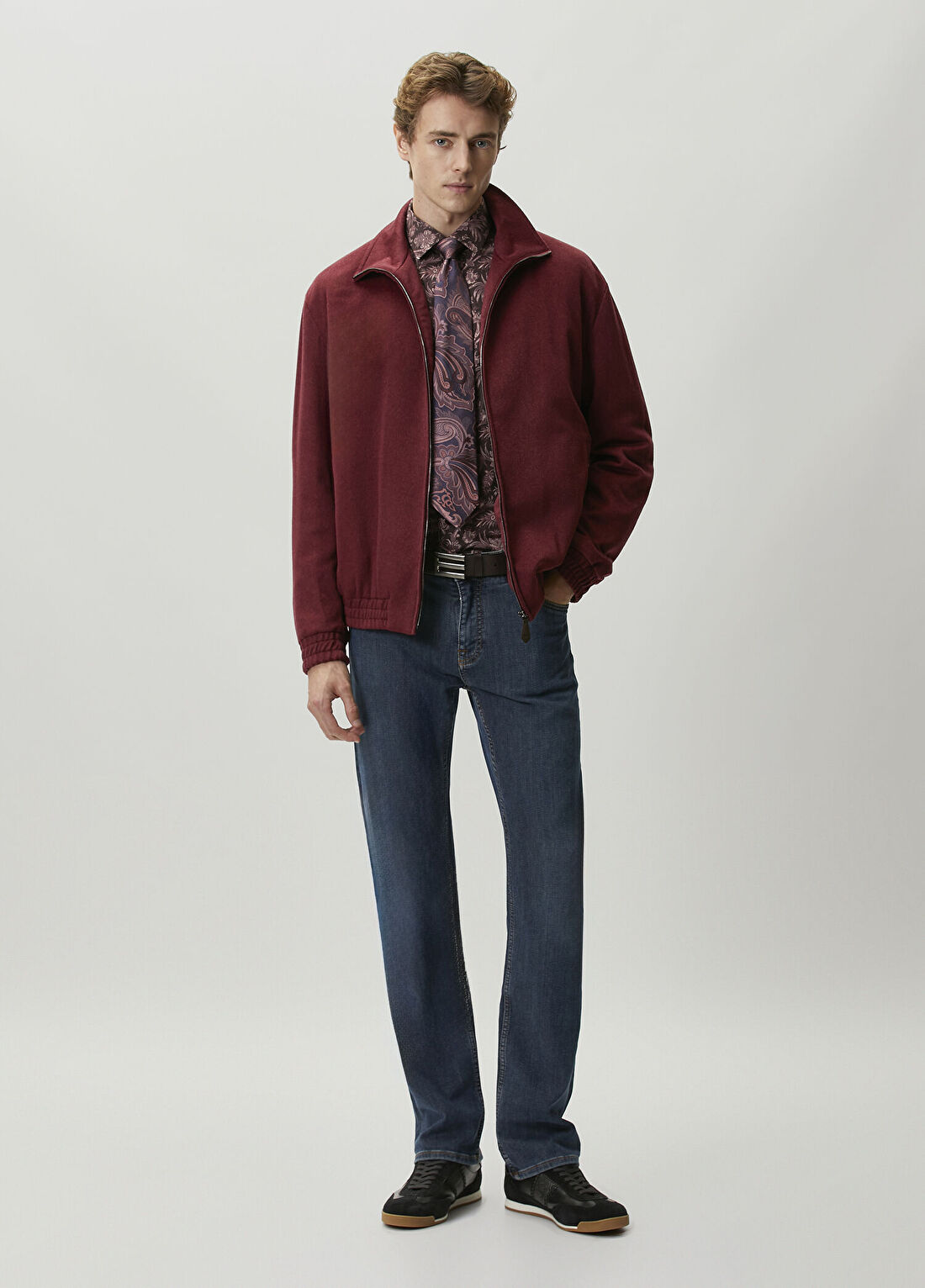 Etro Bordo Gömlek görsel 2