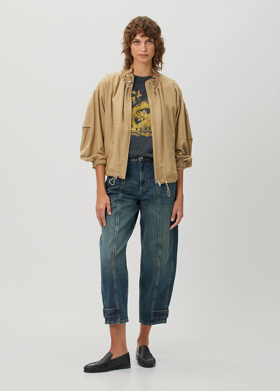 Isabel Marant Leja Tapered Mavi Jean Pantolon