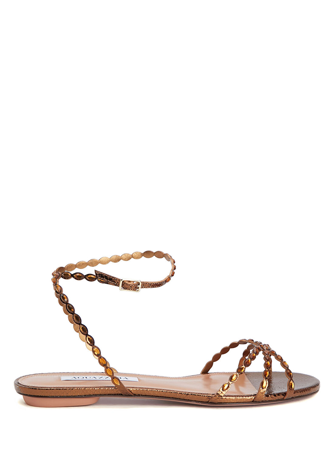 Aquazzura Love Struck Kahverengi Kadın Deri Sandalet
