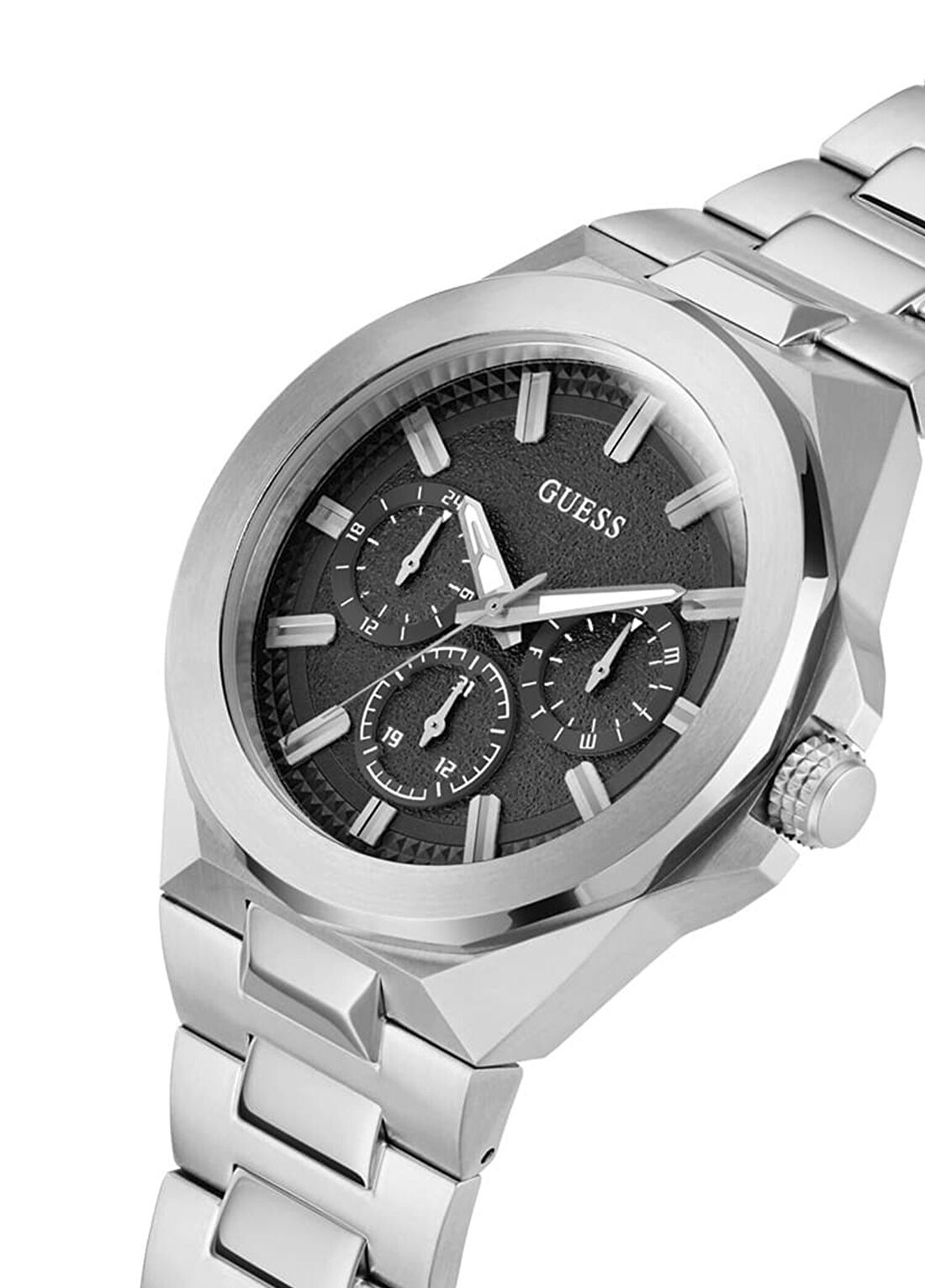 Guess GUGW0798G1 Metalik Gri Erkek Kol Saati görsel 4