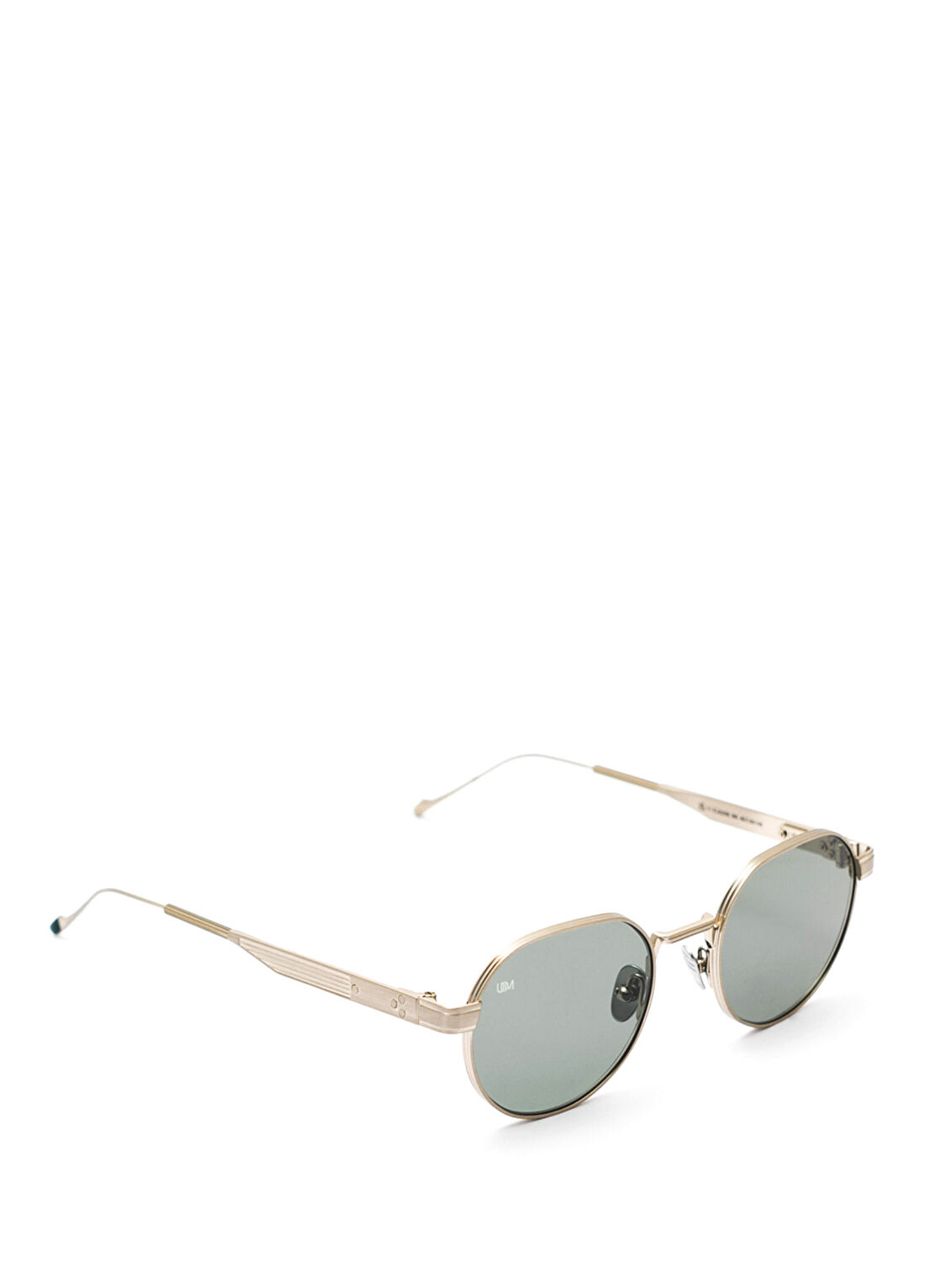 Unique Design Milano Claude Gümüş Yeşil Metal Unisex Güneş Gözlüğü
