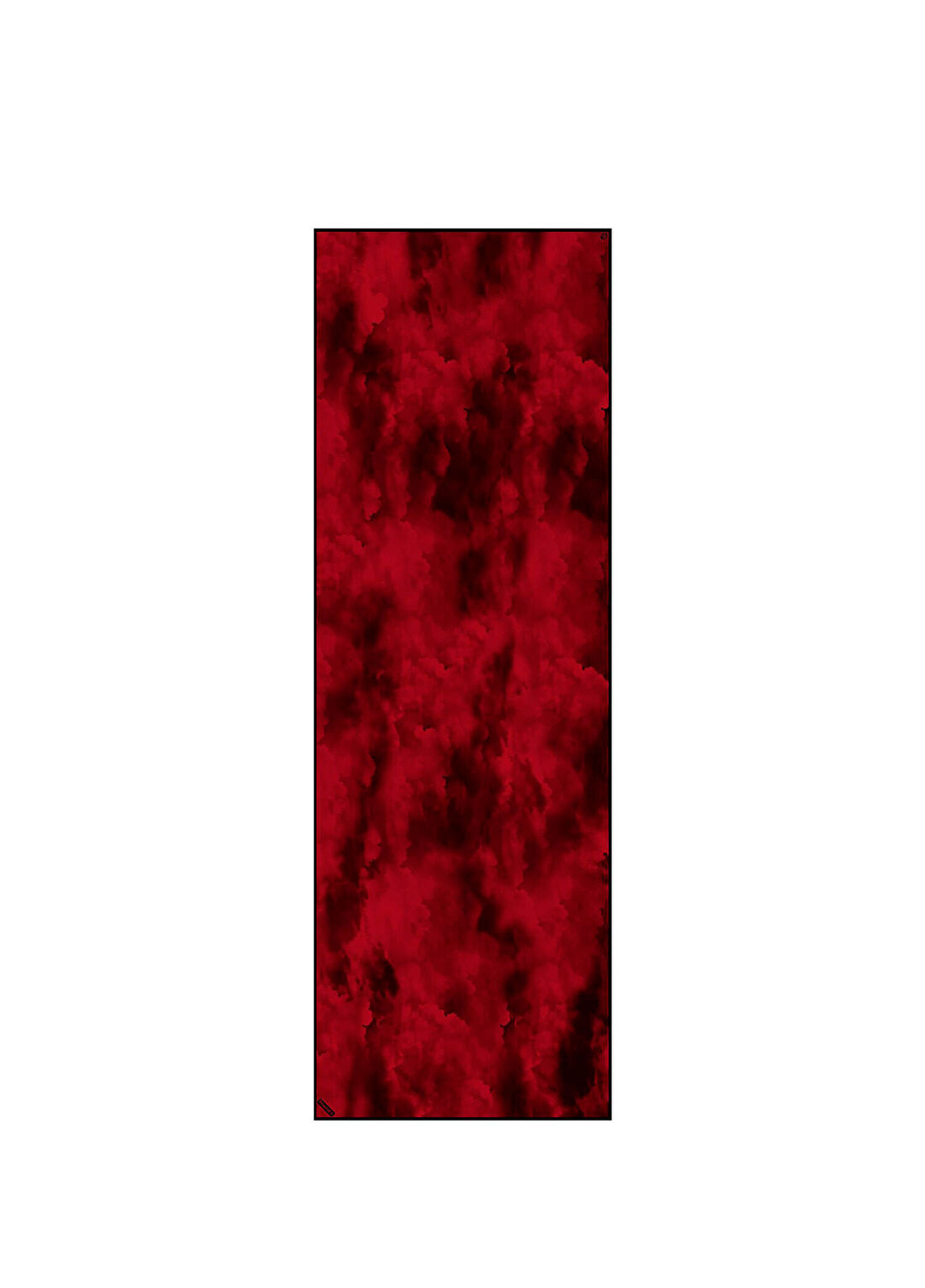 Poanes Bulut Desenli Krep İpek Kadın Şal 68 x 198 cm