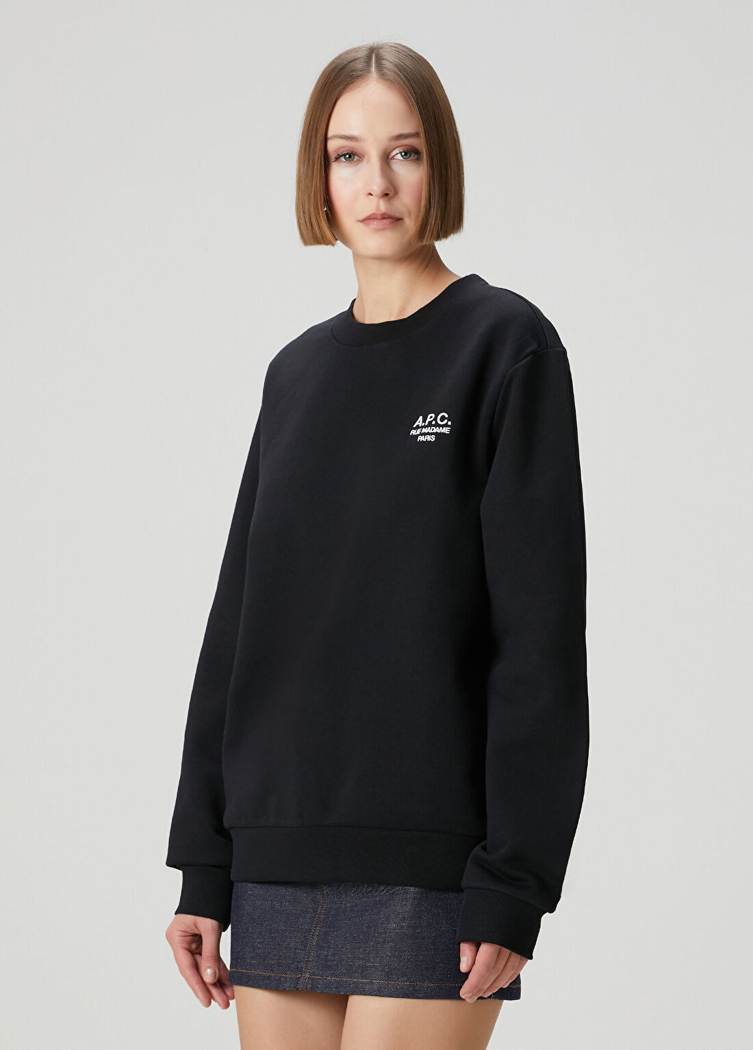 A.P.C. Siyah Sweatshirt görsel 3
