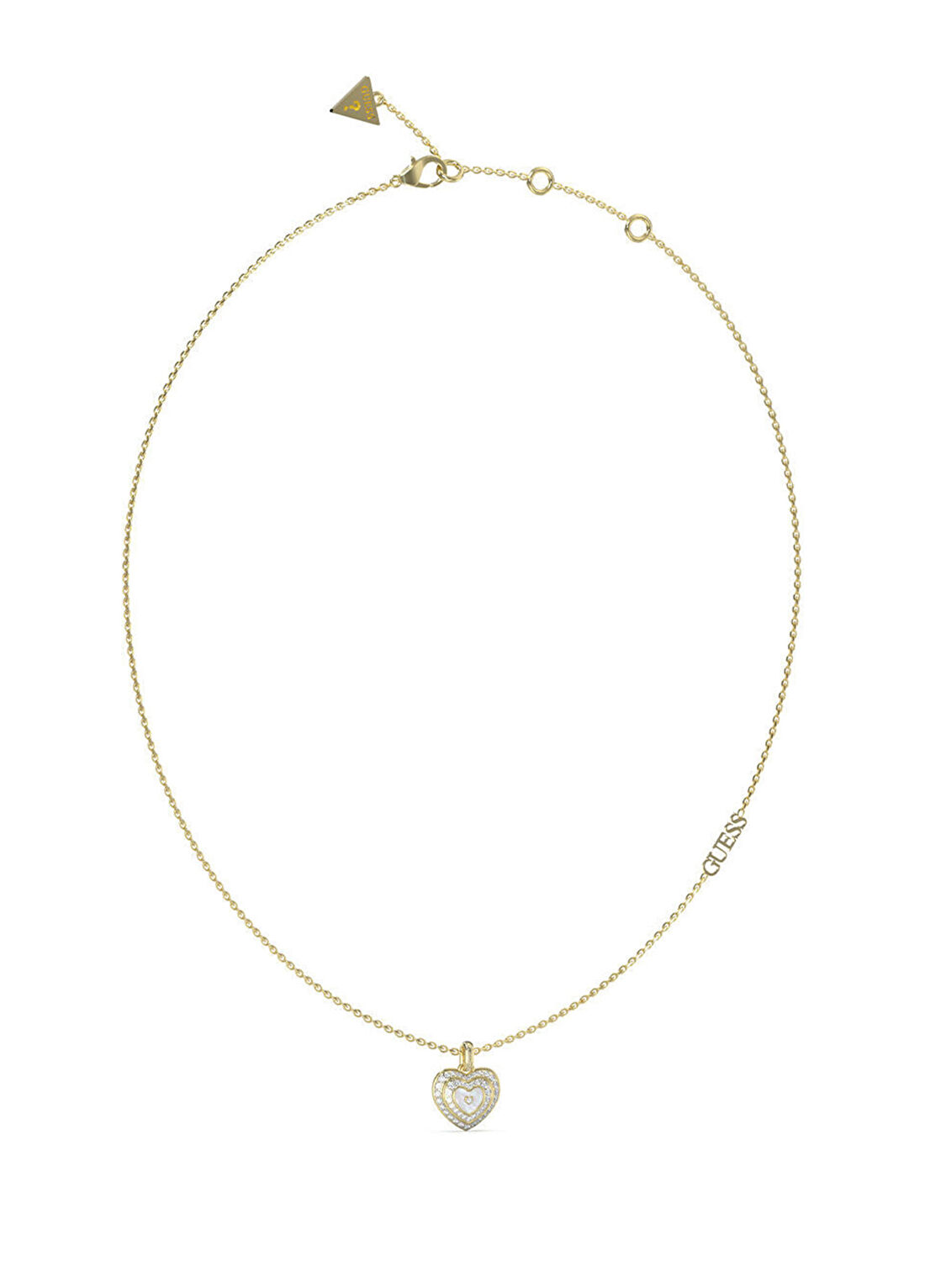 Guess JGUJUBN04026JWYGWHTU Kalpli Altın Rengi Çelik Kadın Kolye