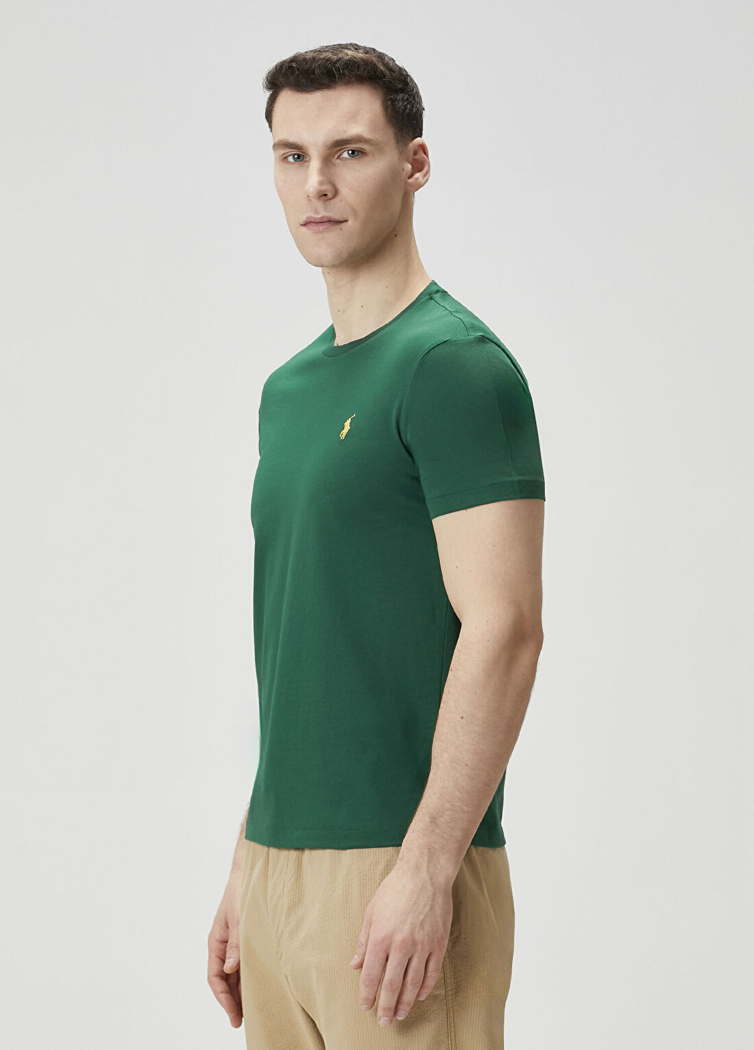 Polo Ralph Lauren Yeşil Basic T-shirt görsel 3