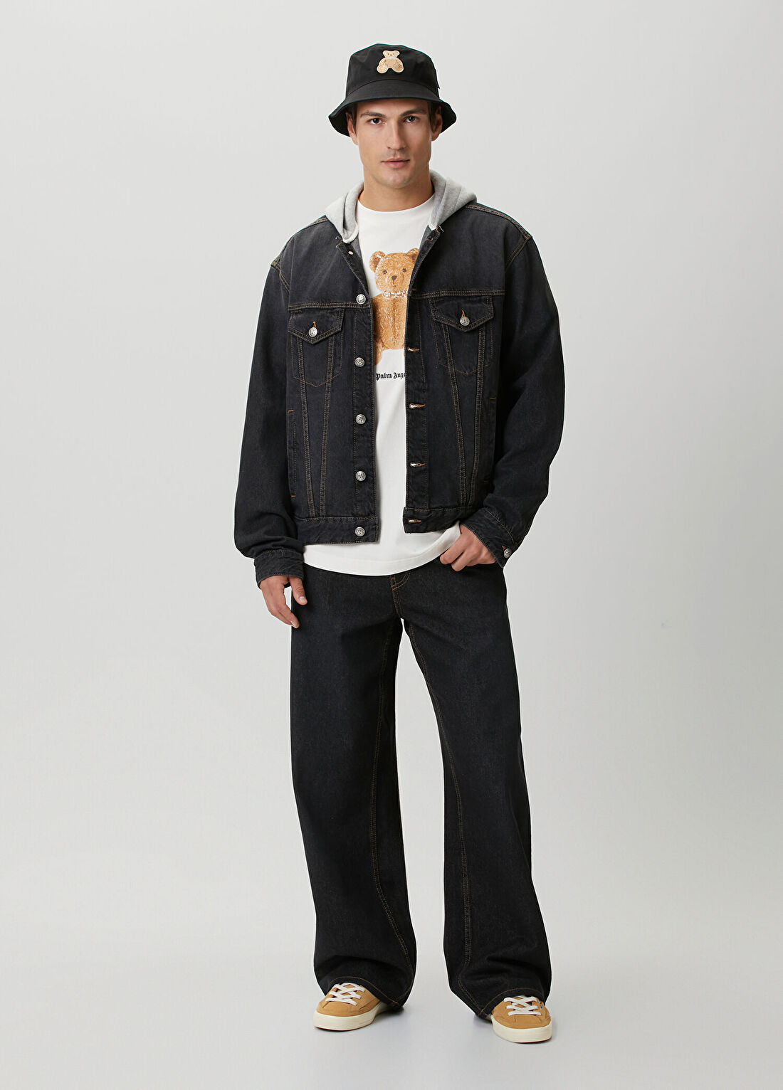 Palm Angels Antrasit Jean Pantolon