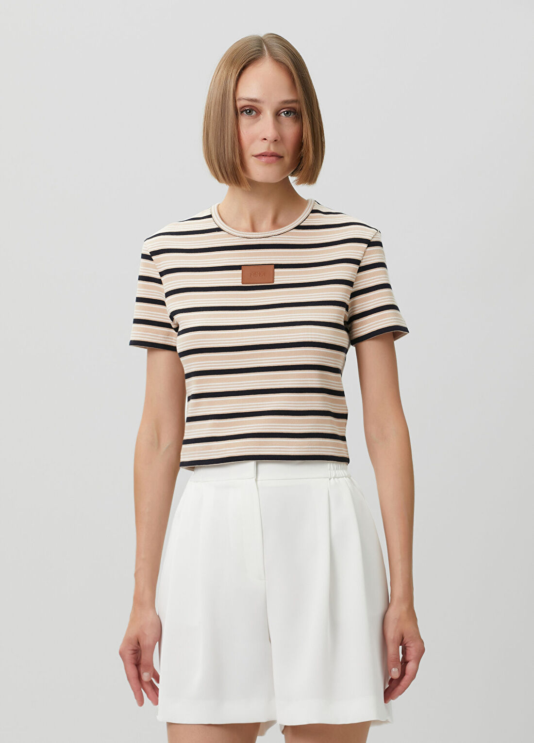 Fendi Çizgili T-shirt