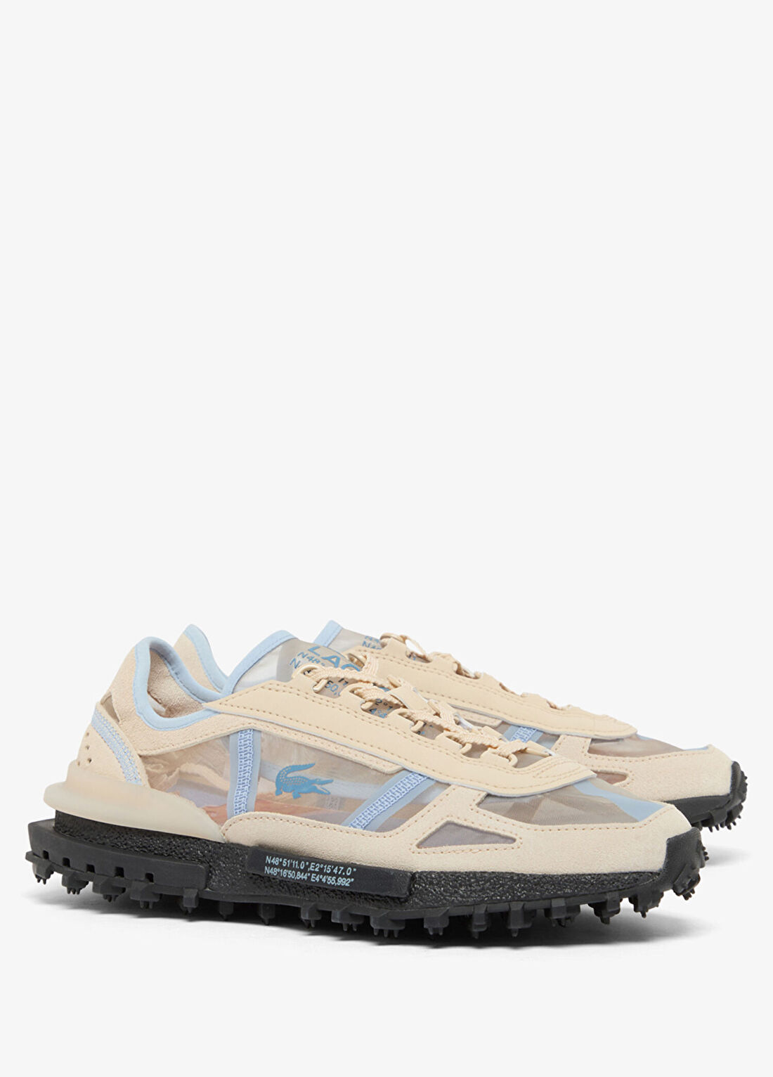 Lacoste Elite Active Kadın Bej Sneaker görsel 2