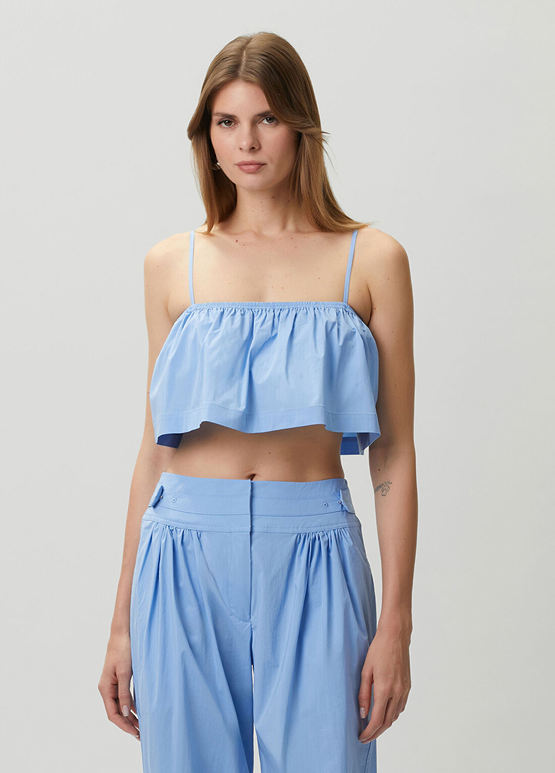 IRO Naomy Mavi Cropped Bluz
