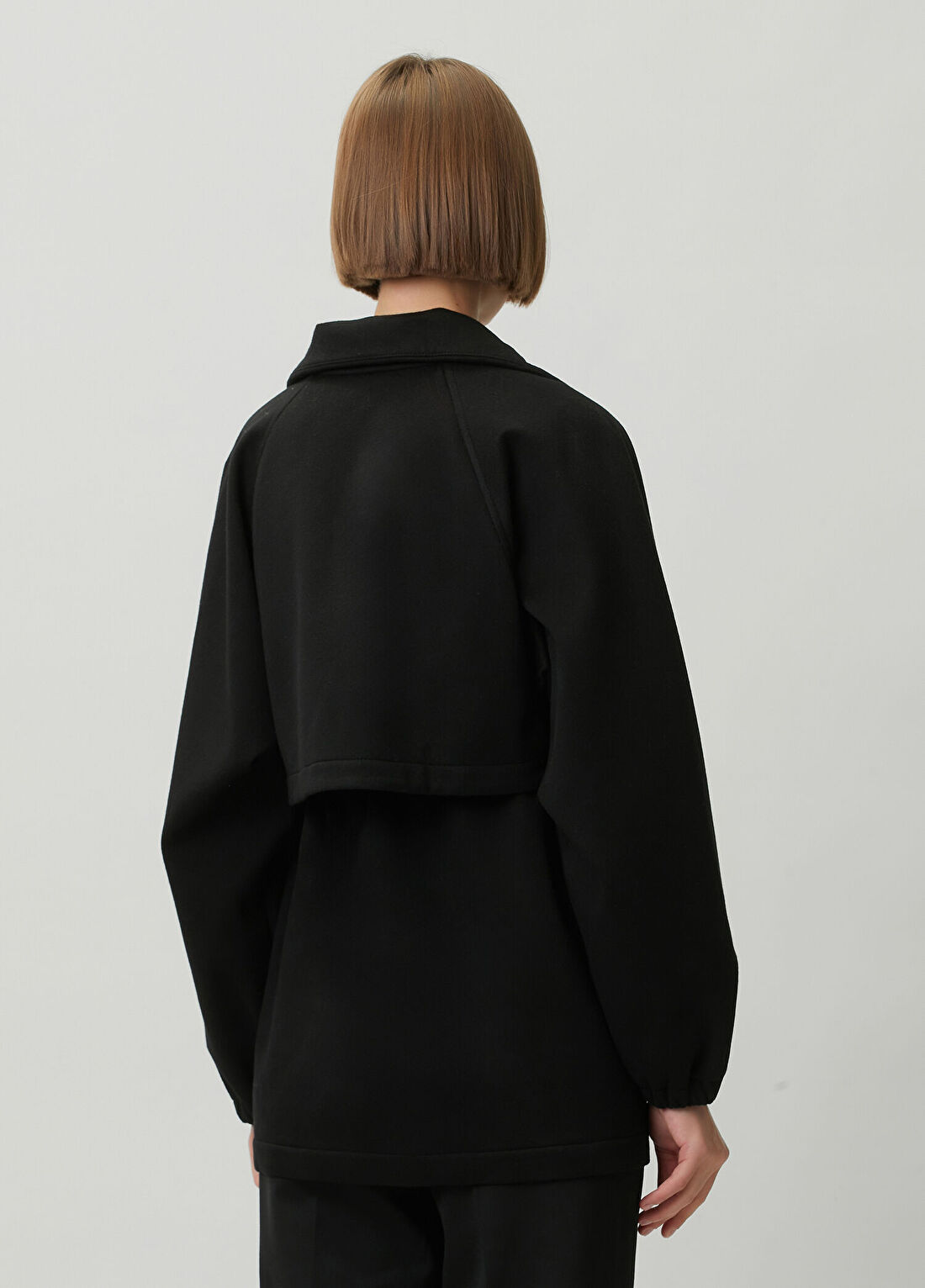 Jil Sander Siyah Yün Ceket görsel 4