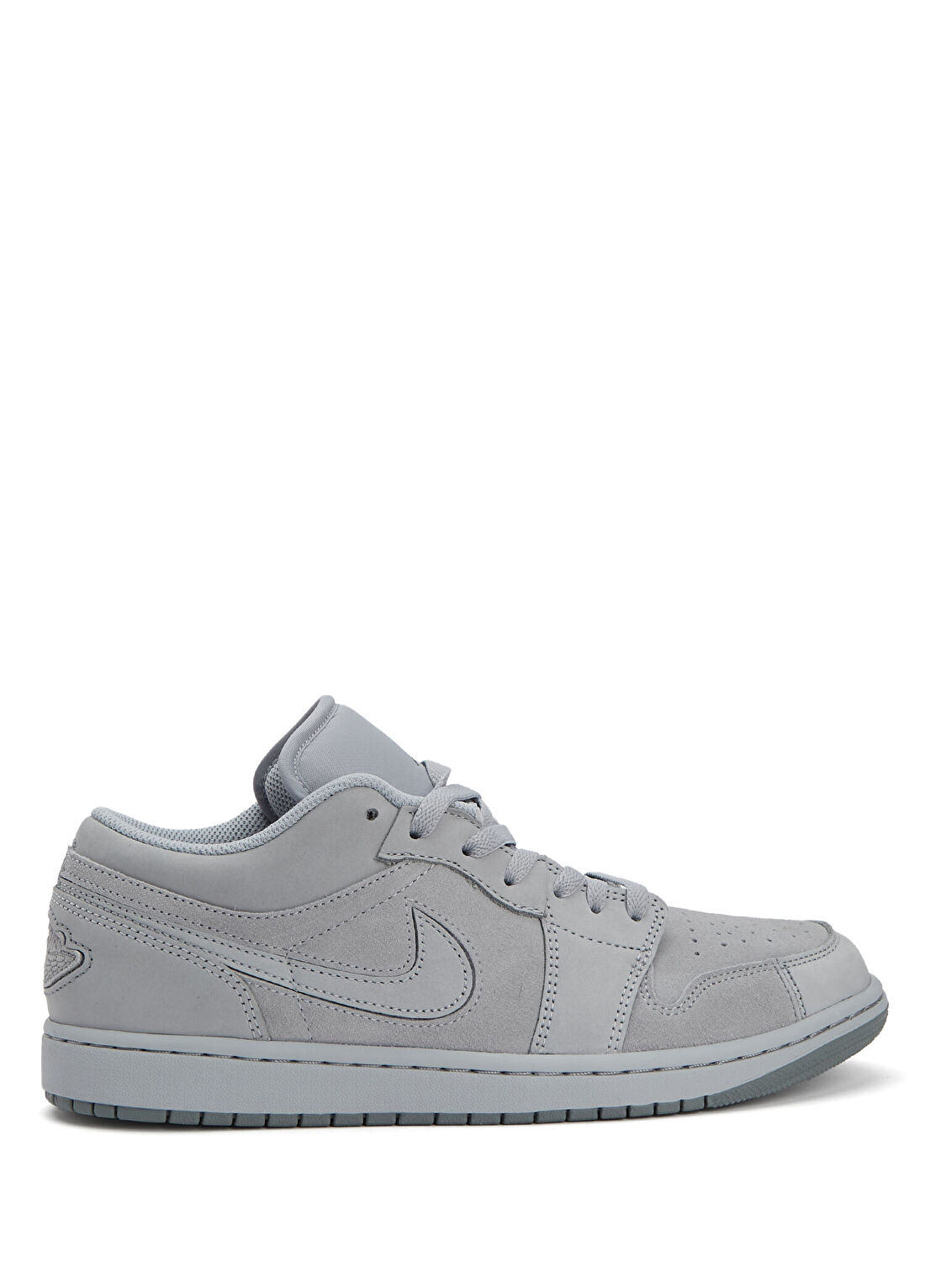 Nike Air Jordan 1 Low Gri Erkek Deri Sneaker