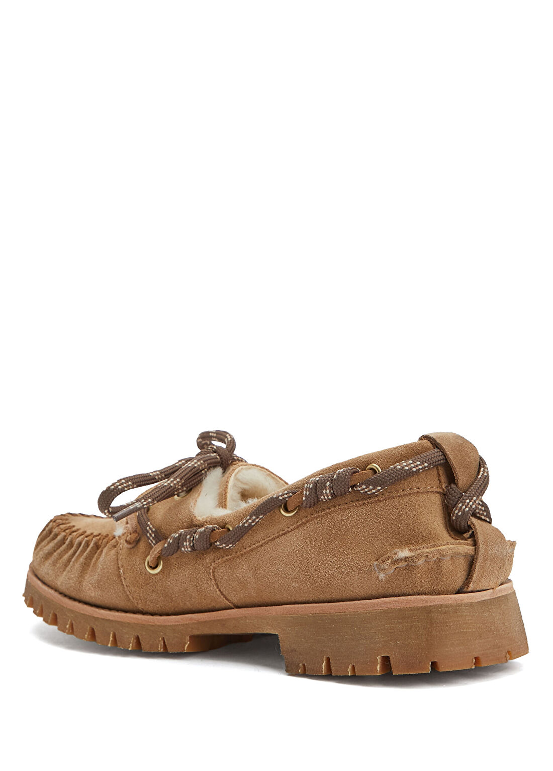 Golden Goose Cruise Bej Kadın Süet Loafer görsel 3