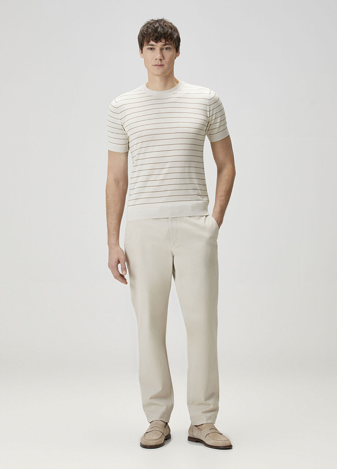 Lardini Çok Renkli İpek T-shirt görsel 2