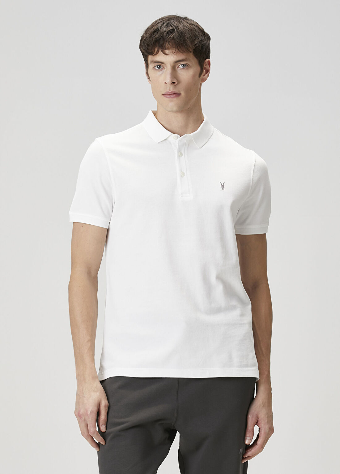 AllSaints Reform Beyaz Polo T-shirt