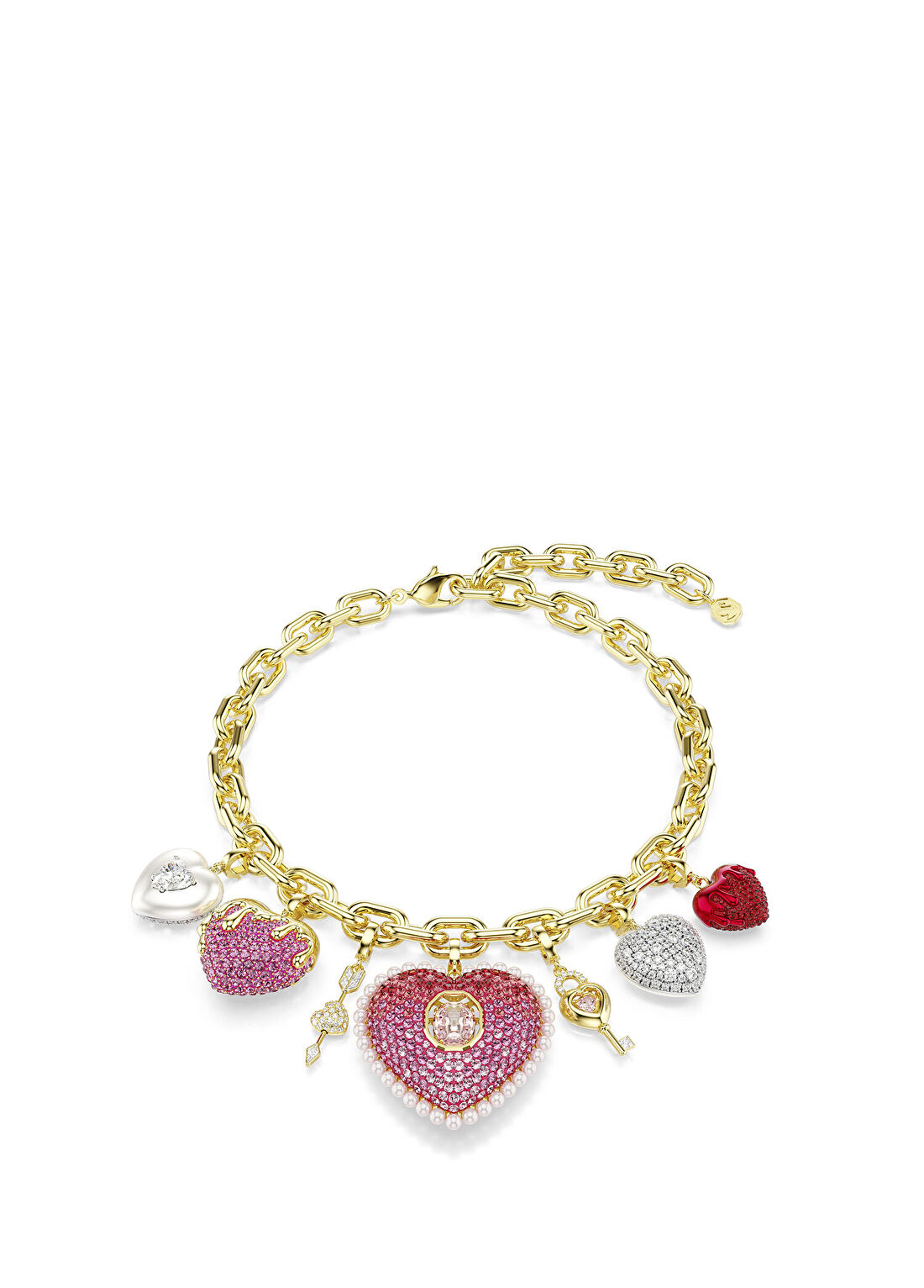 Swarovski Idyllıa Necklace Heart Charms Mul Gos Kadın Kolye