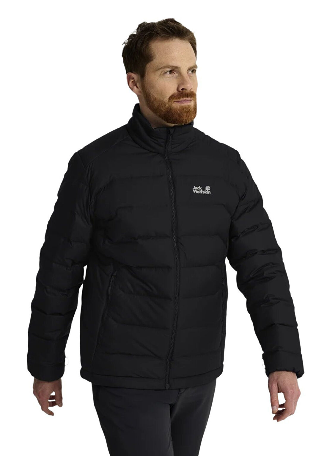 Jack Wolfskin Wild Pass Down RDS Siyah Erkek Outdoor Mont görsel 4