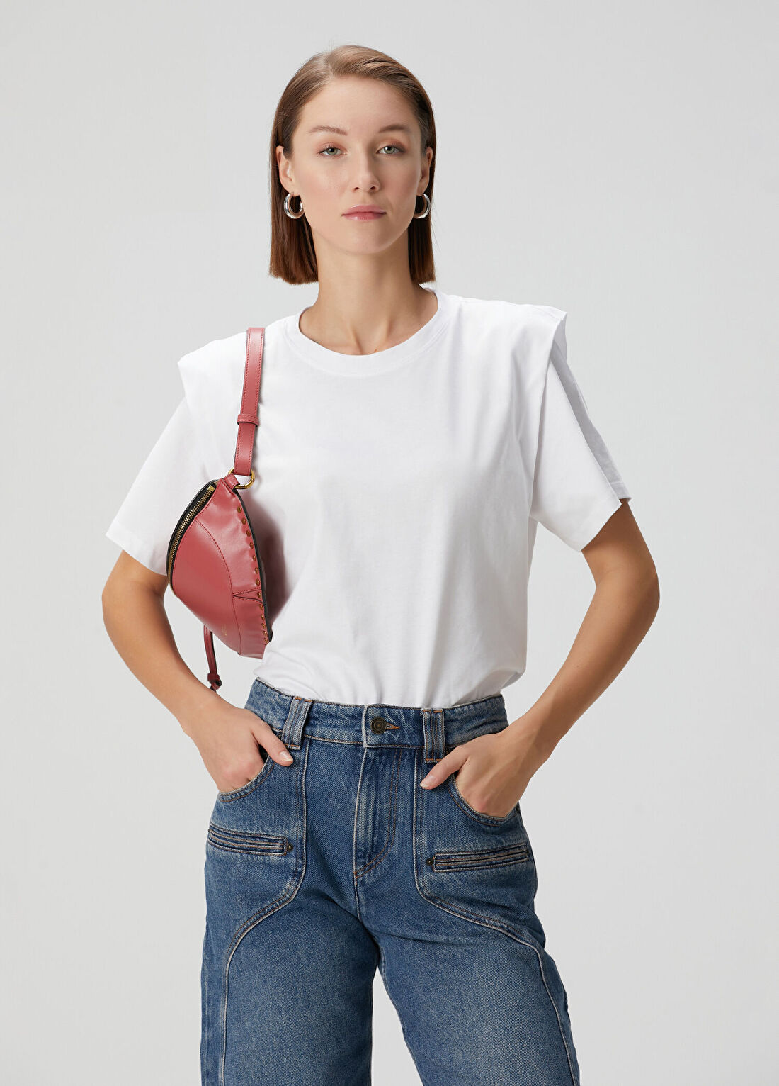 Isabel Marant Zelitos Beyaz T-shirt