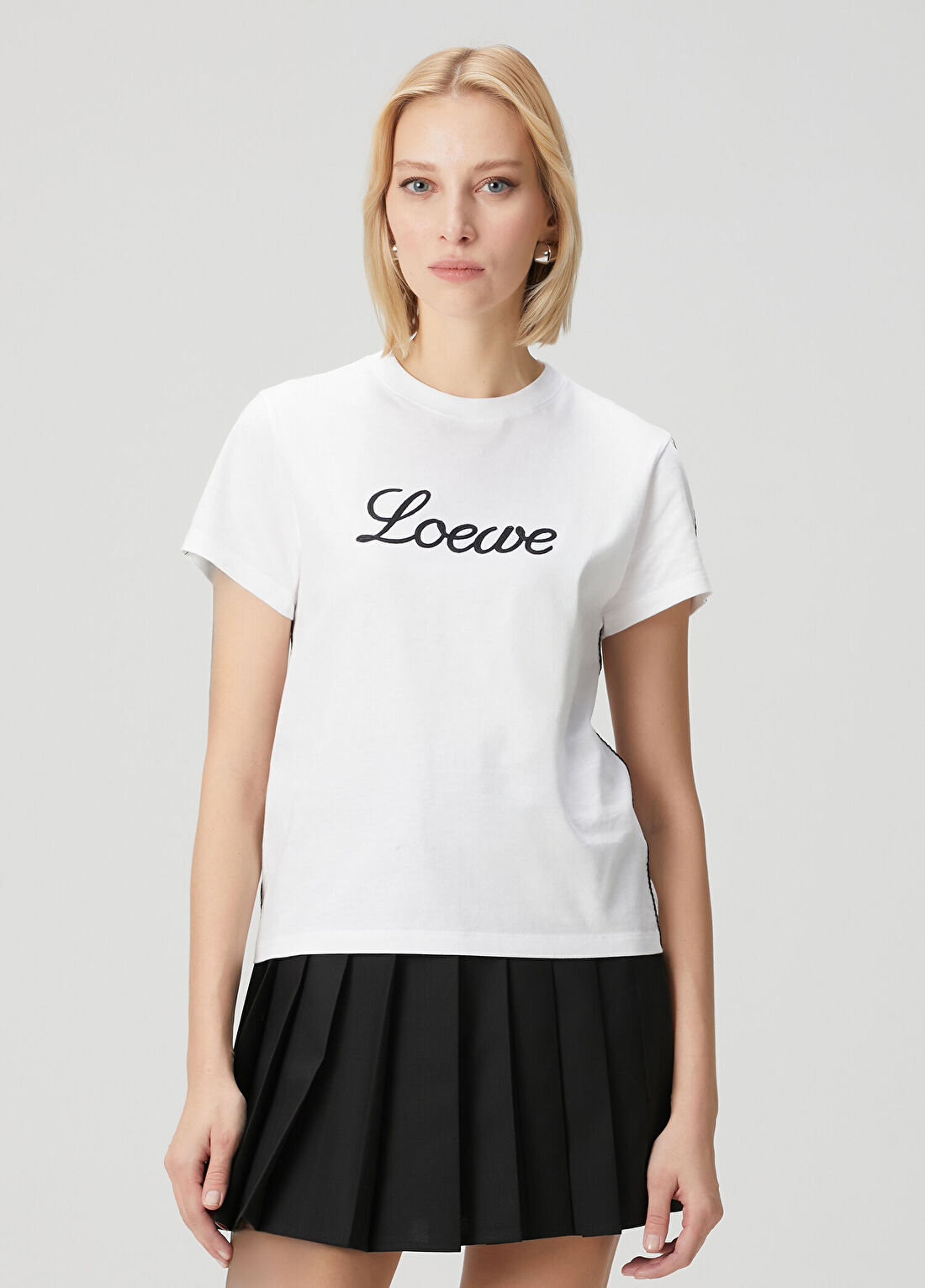 Loewe Beyaz Logolu T-shirt görsel 3
