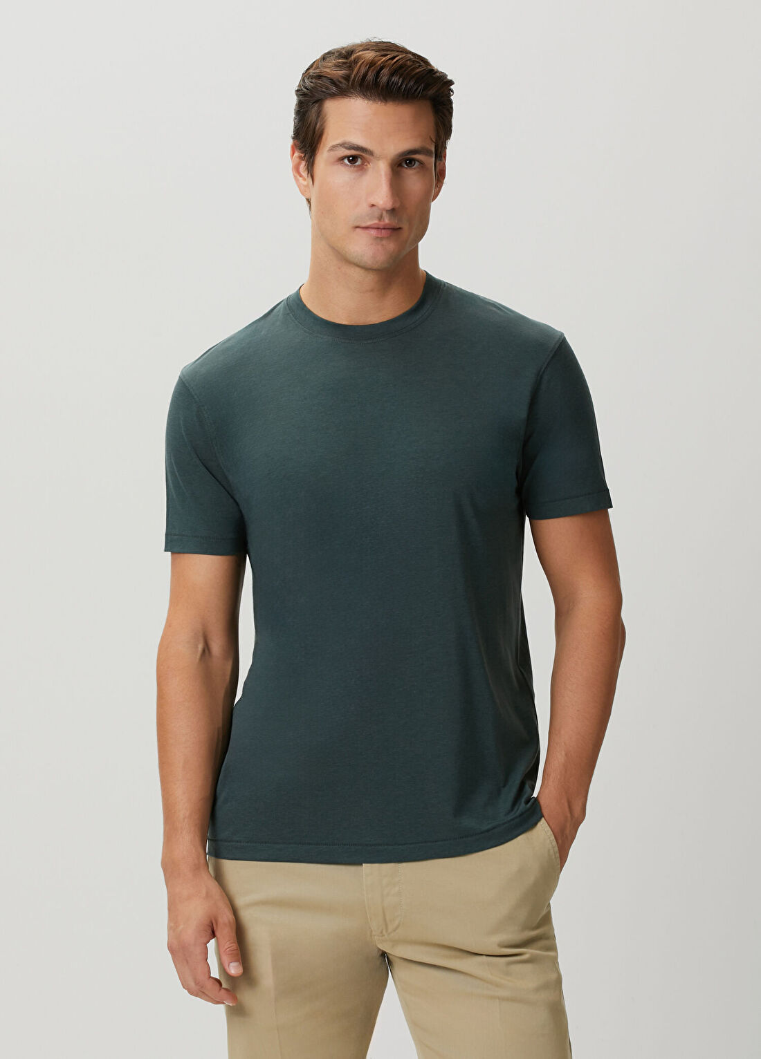 Tom Ford Açık Yeşil Basic T-shirt