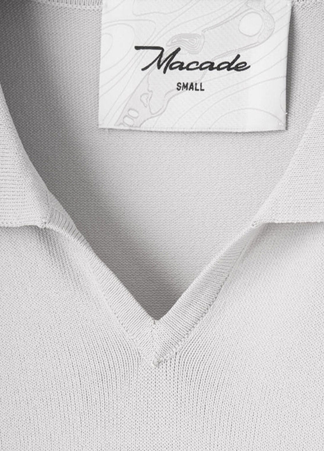 Macade Golf Vera Grey Cropped Polo Yaka Kısa Kollu T-Shirt WPO2651002 görsel 2