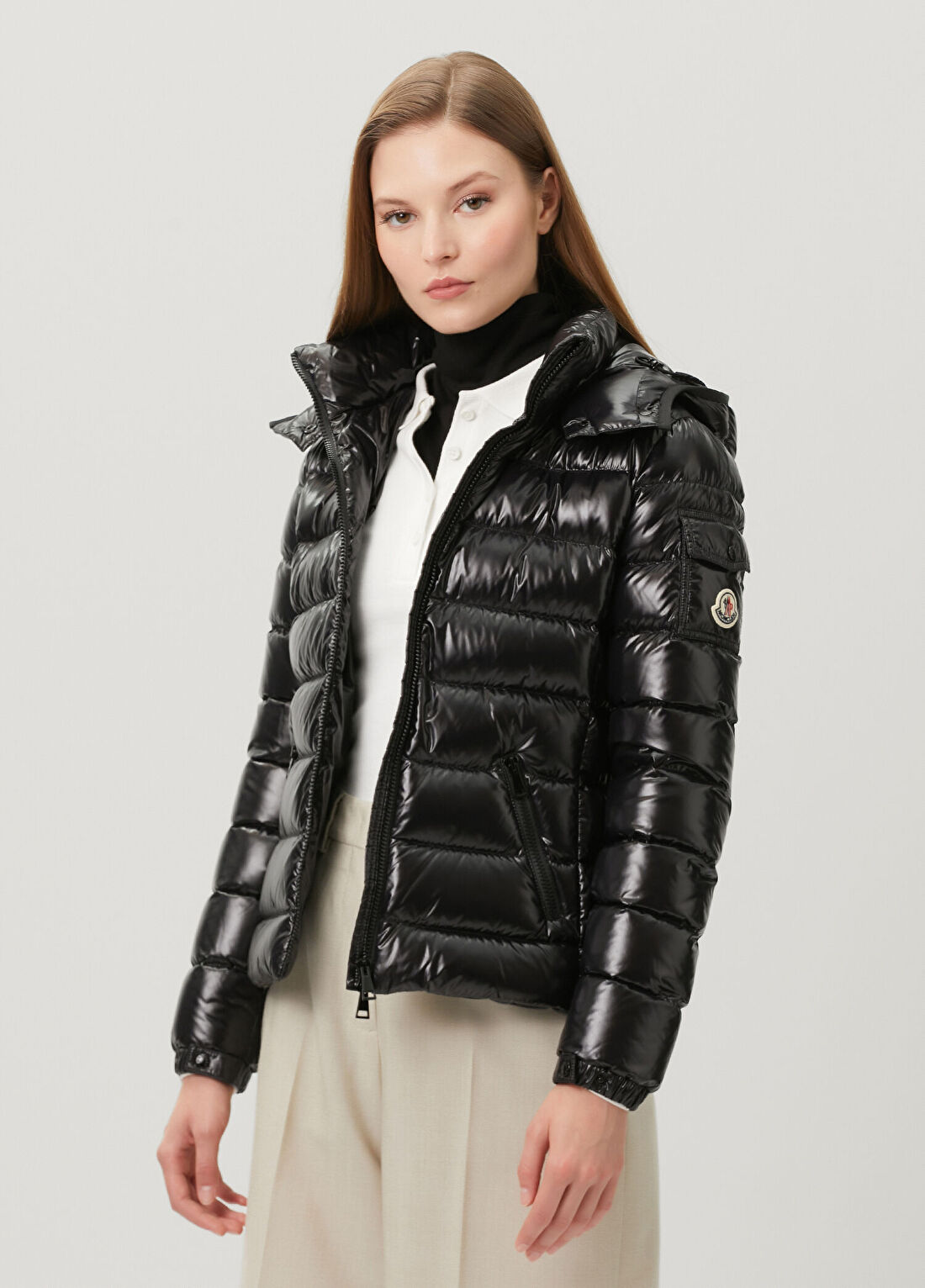 Moncler Siyah Puffer Mont