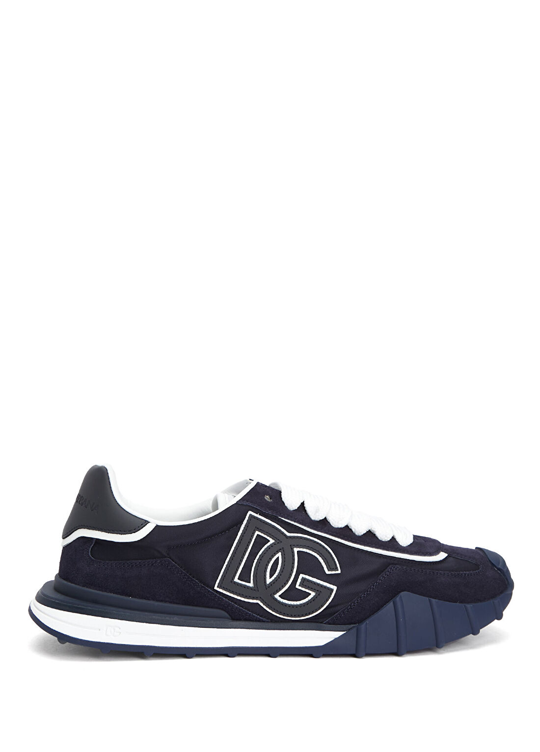 Dolce&Gabbana Athletic Mavi Erkek Süet Sneaker