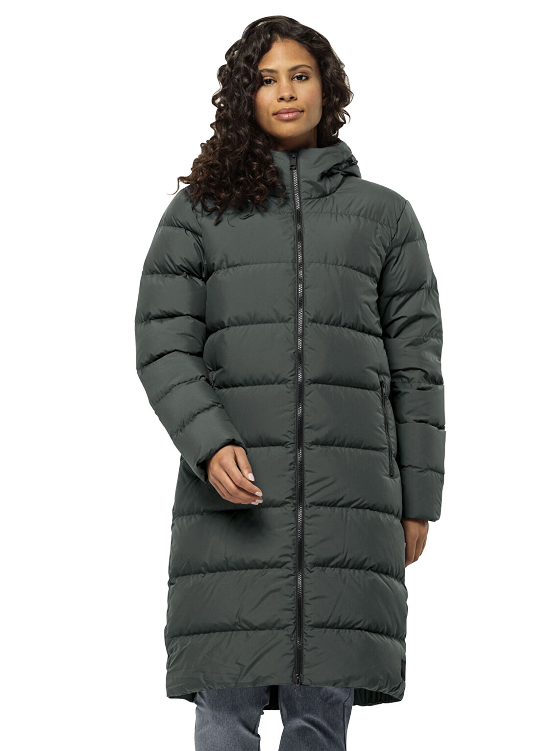 Jack Wolfskin Frozen Palace Coat W Yeşil Kadın Spor Mont