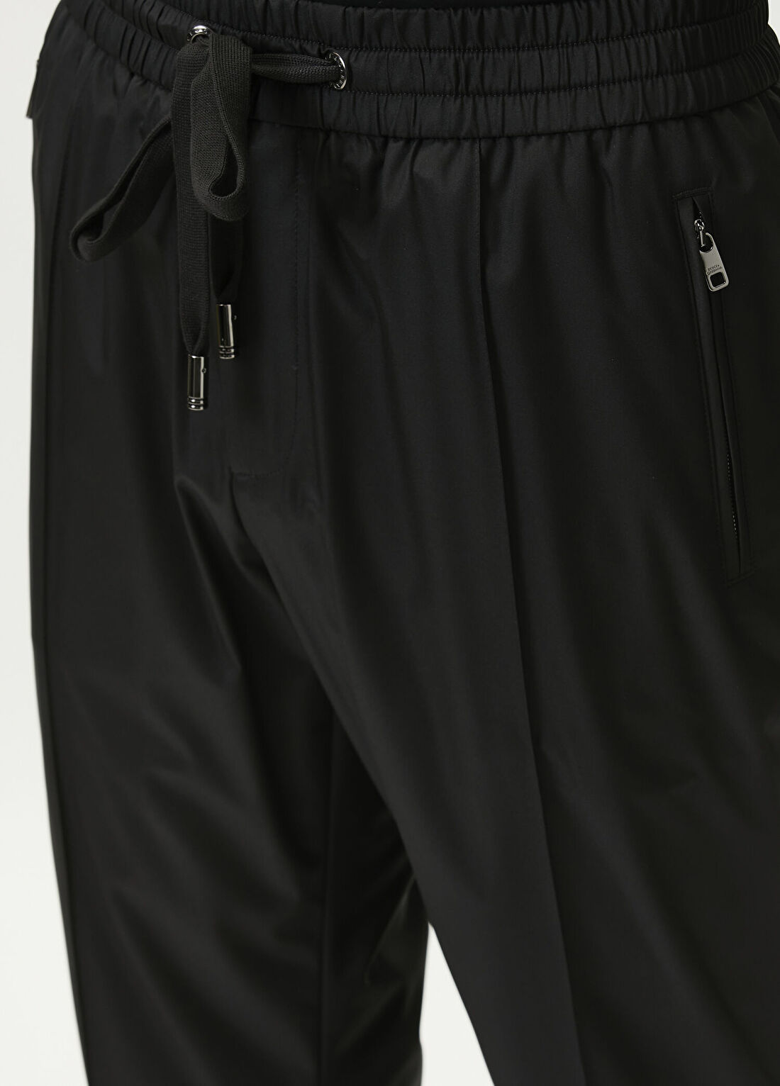 Dolce&Gabbana Siyah Beli Kordonlu Pantolon görsel 4