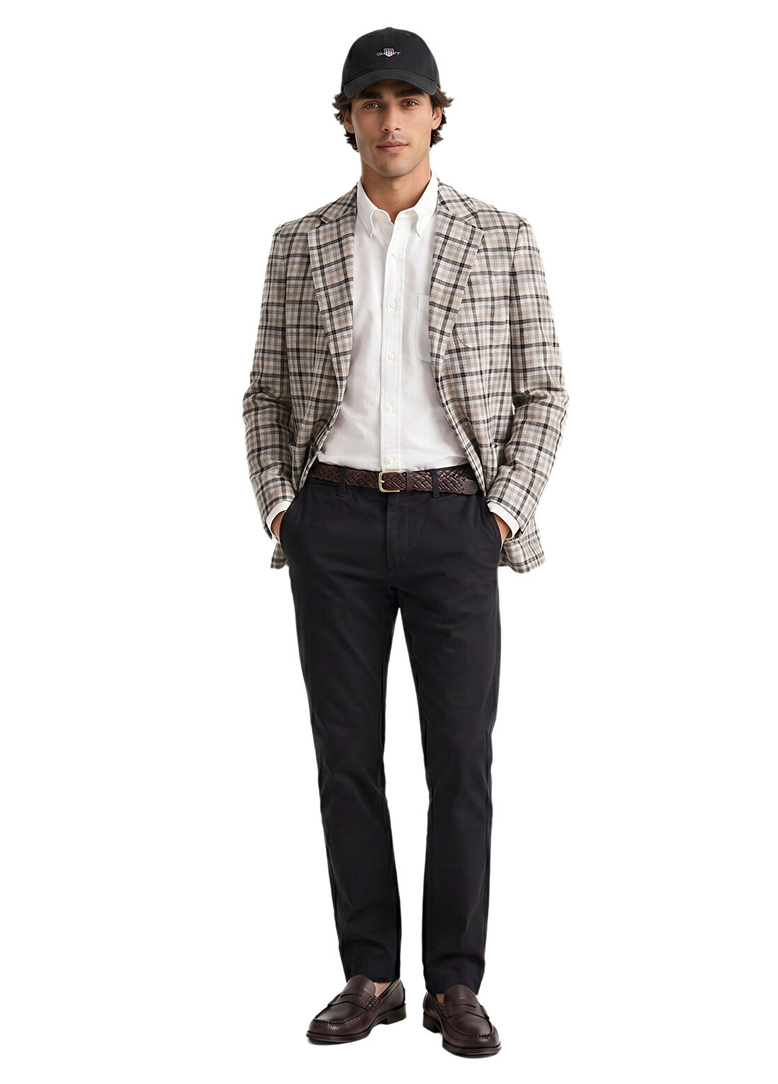 Gant Siyah Slim Fit Erkek Pantolon