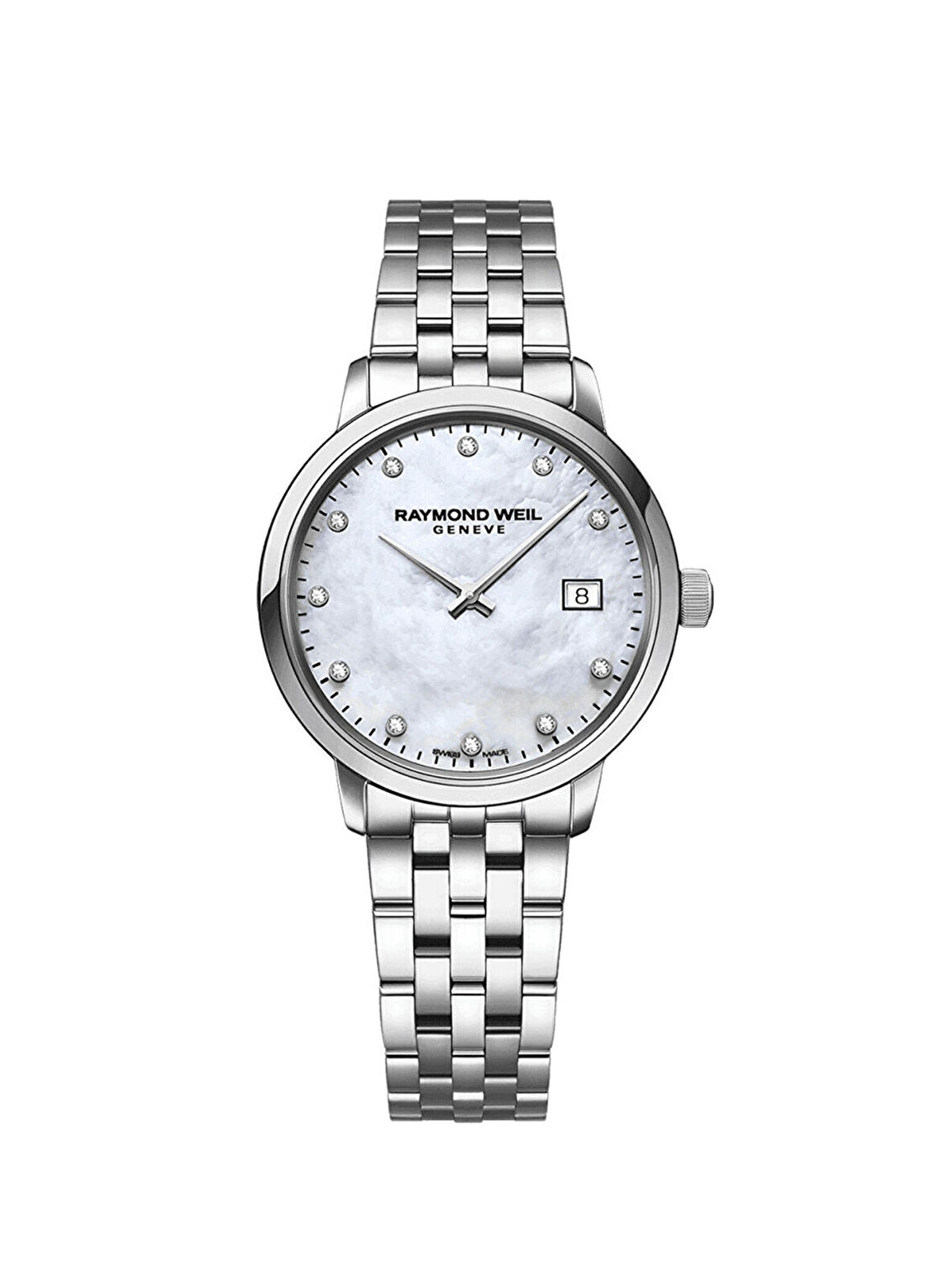 Raymond Weil RW5985ST97081 Metalik Gri Pırlantalı Kadın Kol Saati