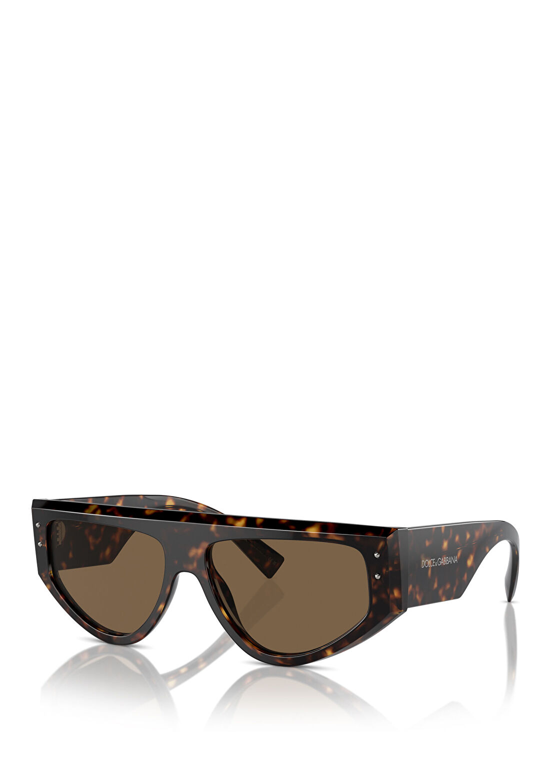 Dolce&Gabbana Kahverengi Turtle Desenli Erkek Güneş Gözlüğü görsel 2