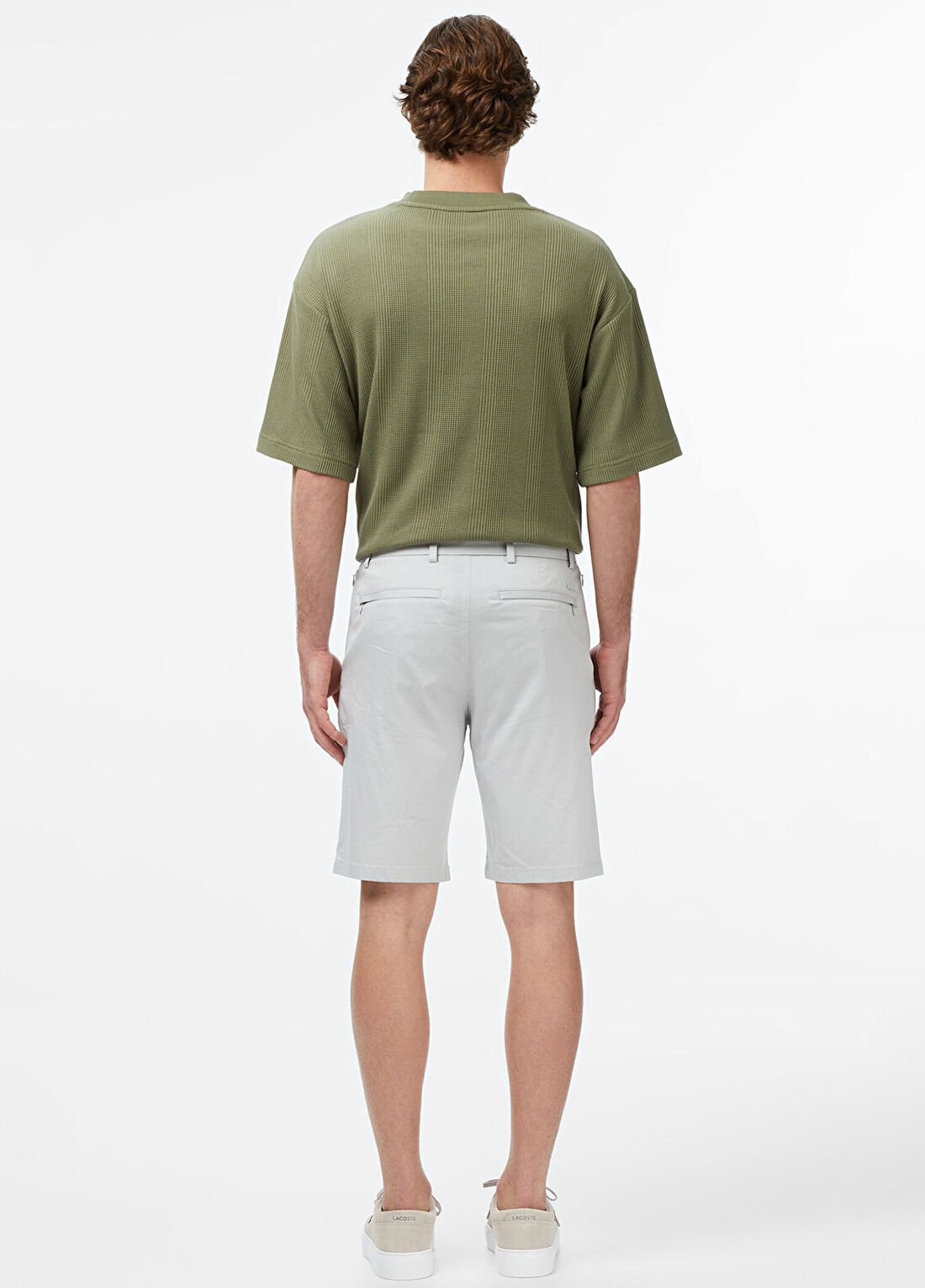 Lacoste Gri Regular Fit Erkek Bermuda Şort görsel 2