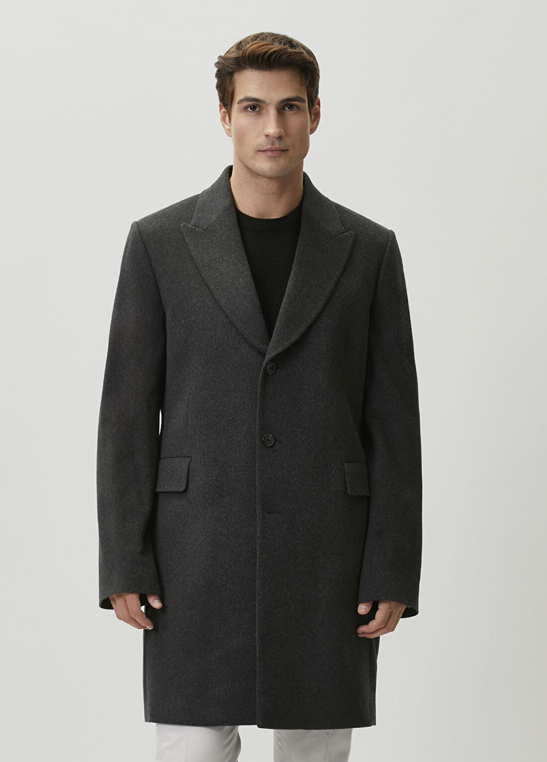 Paul Smith Antrasit Yün Palto