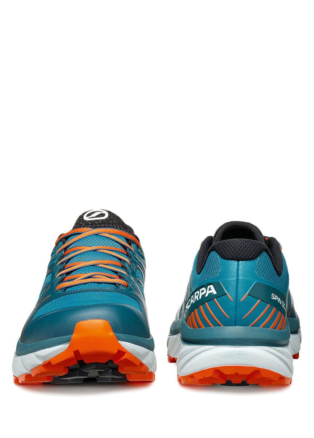 Scarpa Spin Infinity Gore-Tex Lake Blue Orange Erkek Koşu Ayakkabısı görsel 4