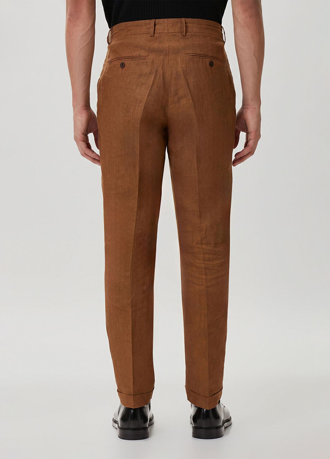 Network Tütün Keten Jogger Pantolon görsel 3