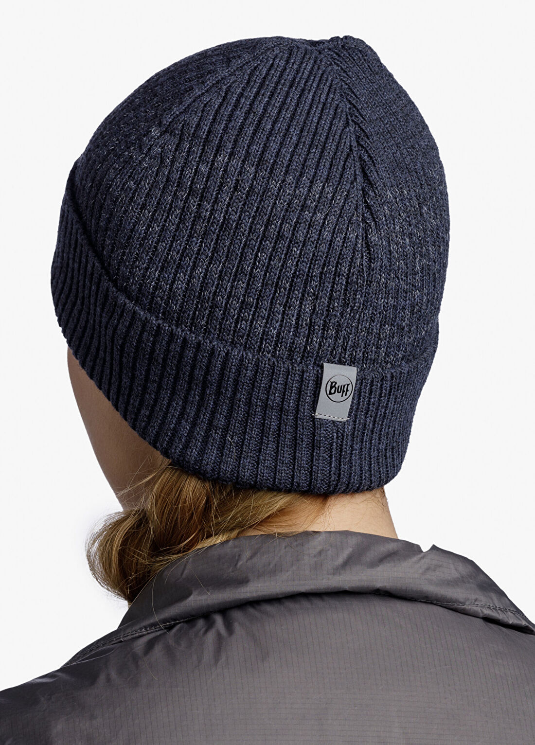 Buff Merino Active Solid Night Blue Unisex Bere görsel 4