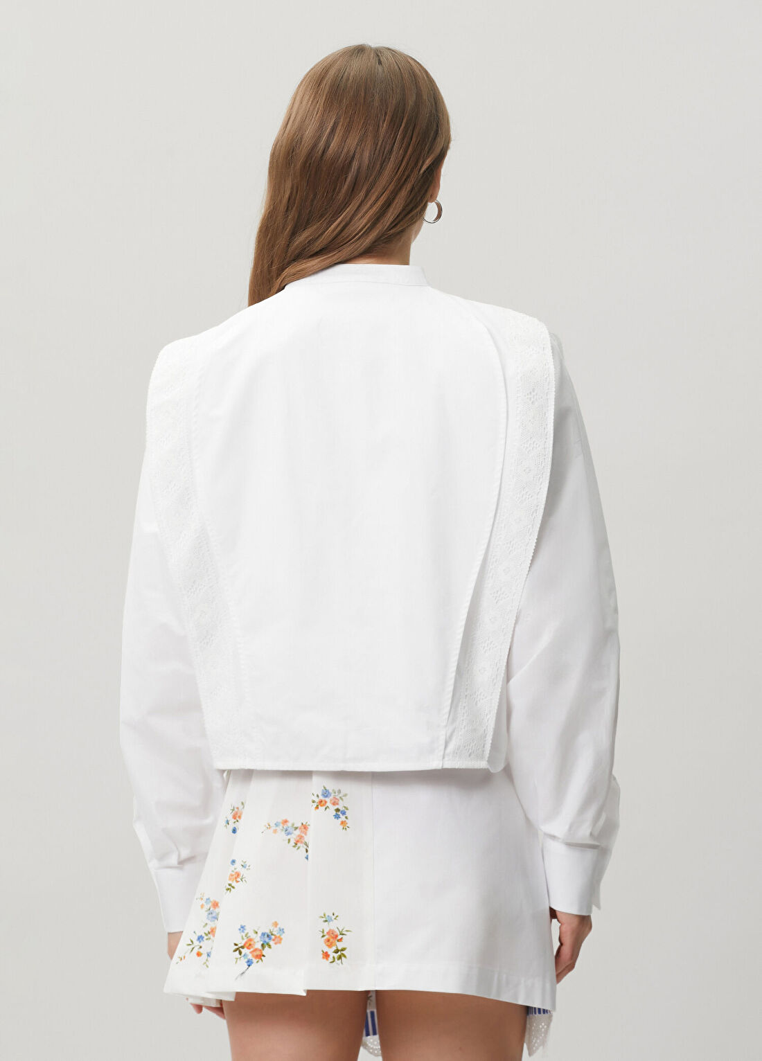 Msgm Beyaz Gömlek görsel 4