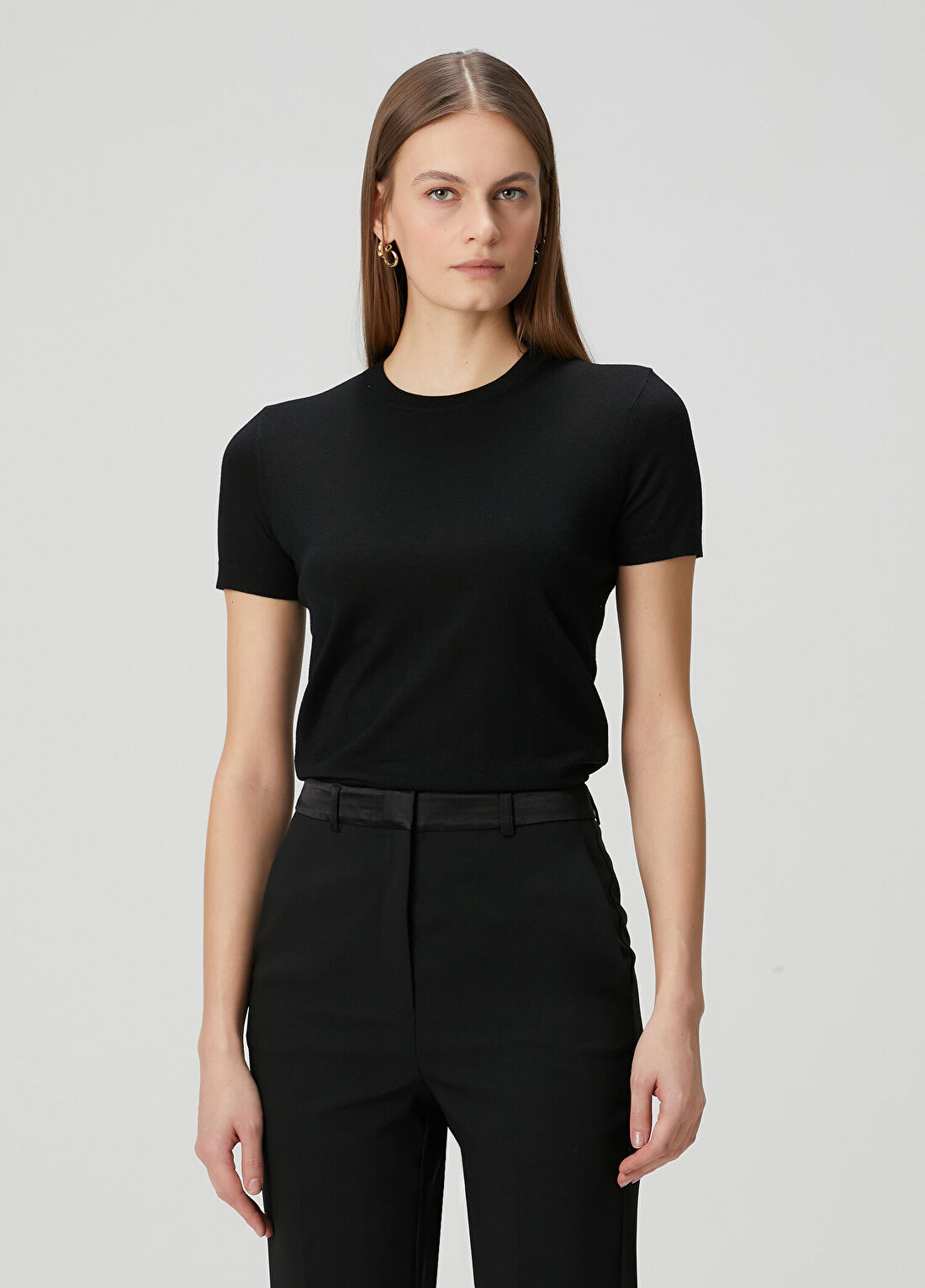 Theory Siyah Yün T-shirt