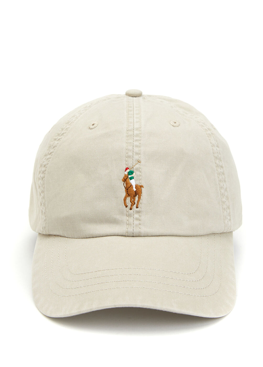 Polo Ralph Lauren Bej Logolu Erkek Şapka görsel 2