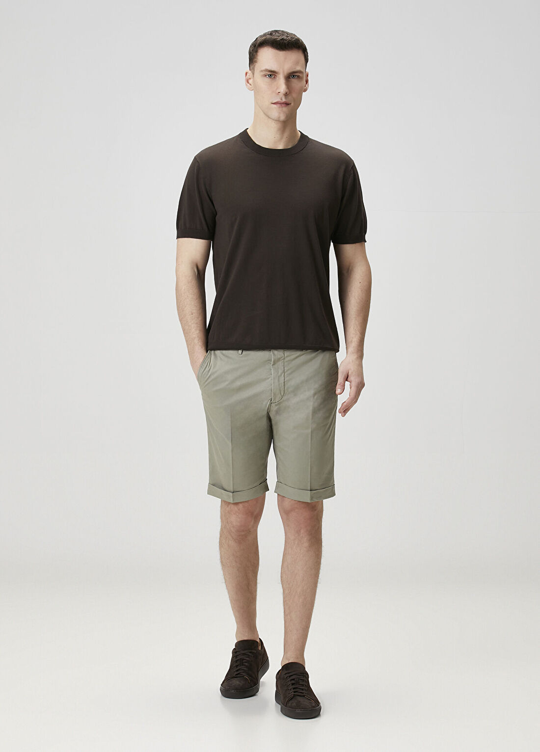 Corneliani Haki Bermuda