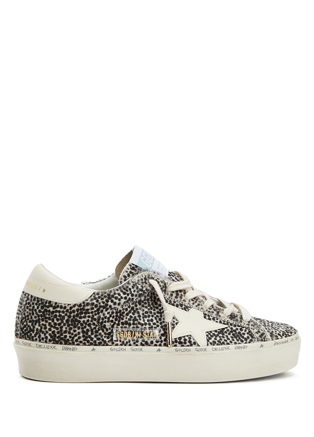 Golden Goose Hi Star Gri Kadın Deri Sneaker