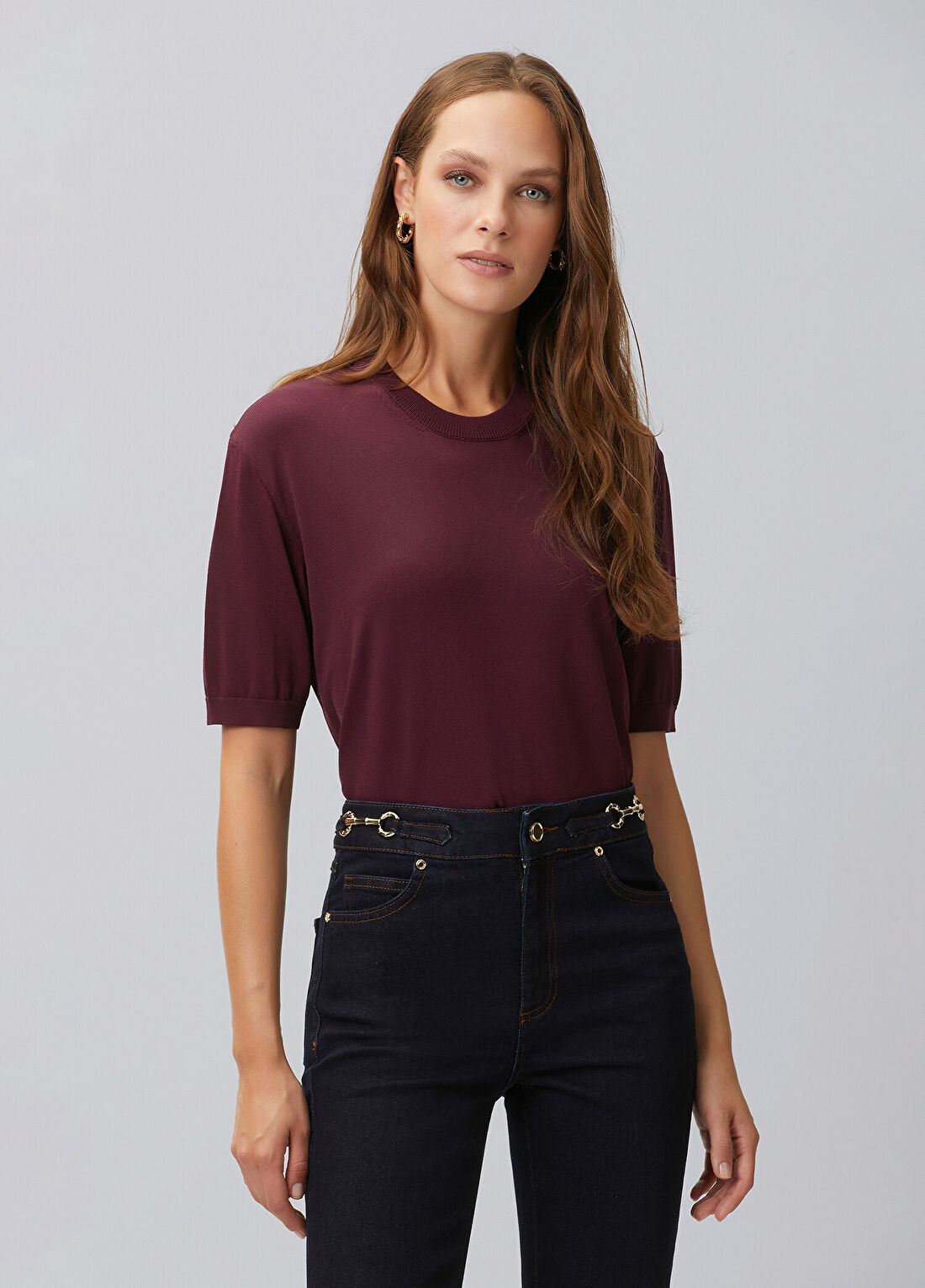 Network Bordo Rayon Basic Kazak